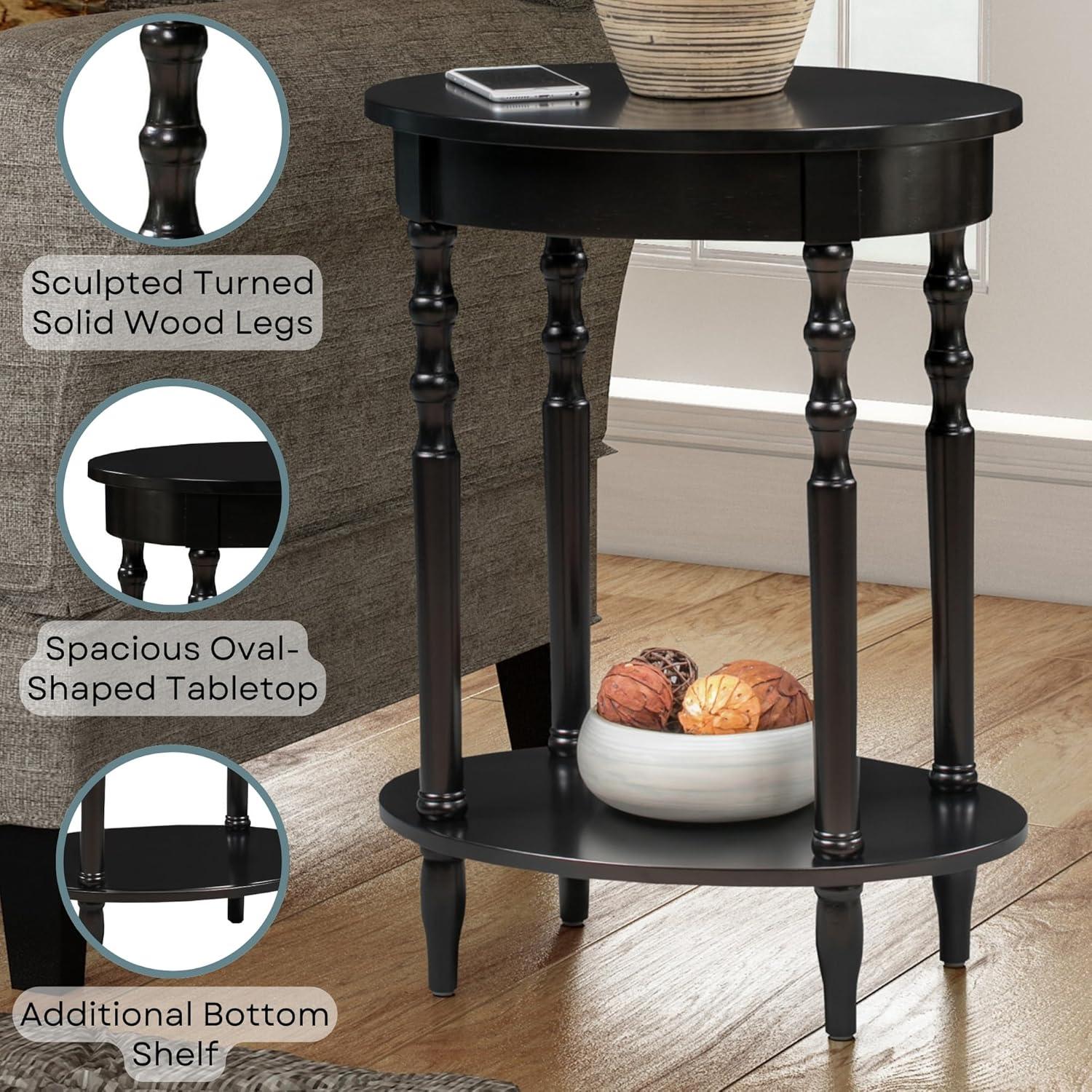 Convenience Concepts Classic Accents Brandi Oval End Table