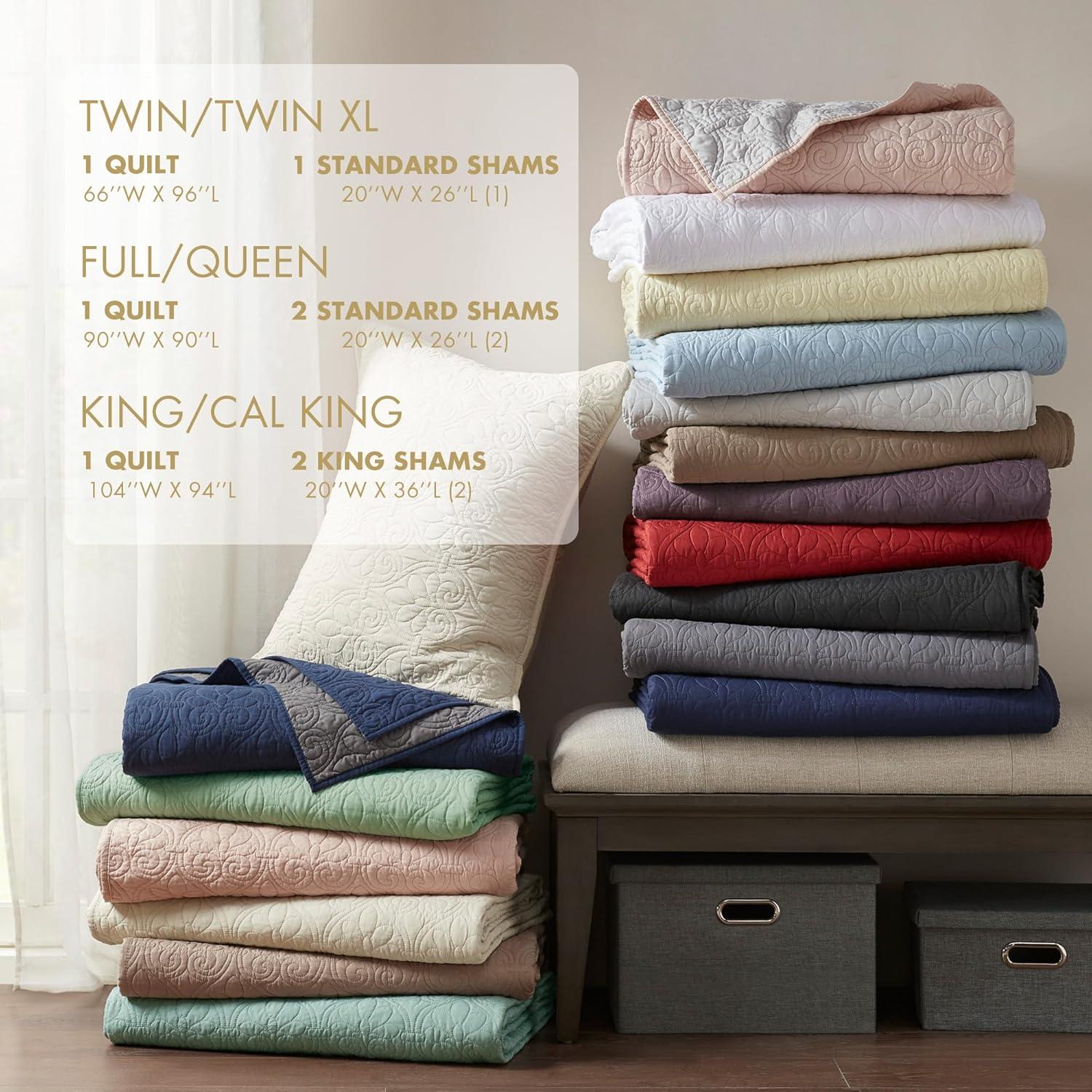 Madison Park Quebec Reversible Quilt Set
