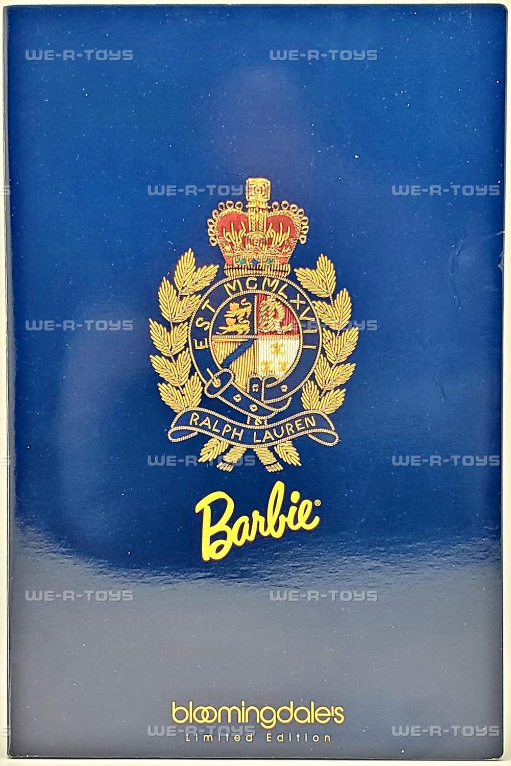 Ralph Lauren Barbie Doll Bloomingdale's Limited Edition 1996 Mattel 15950