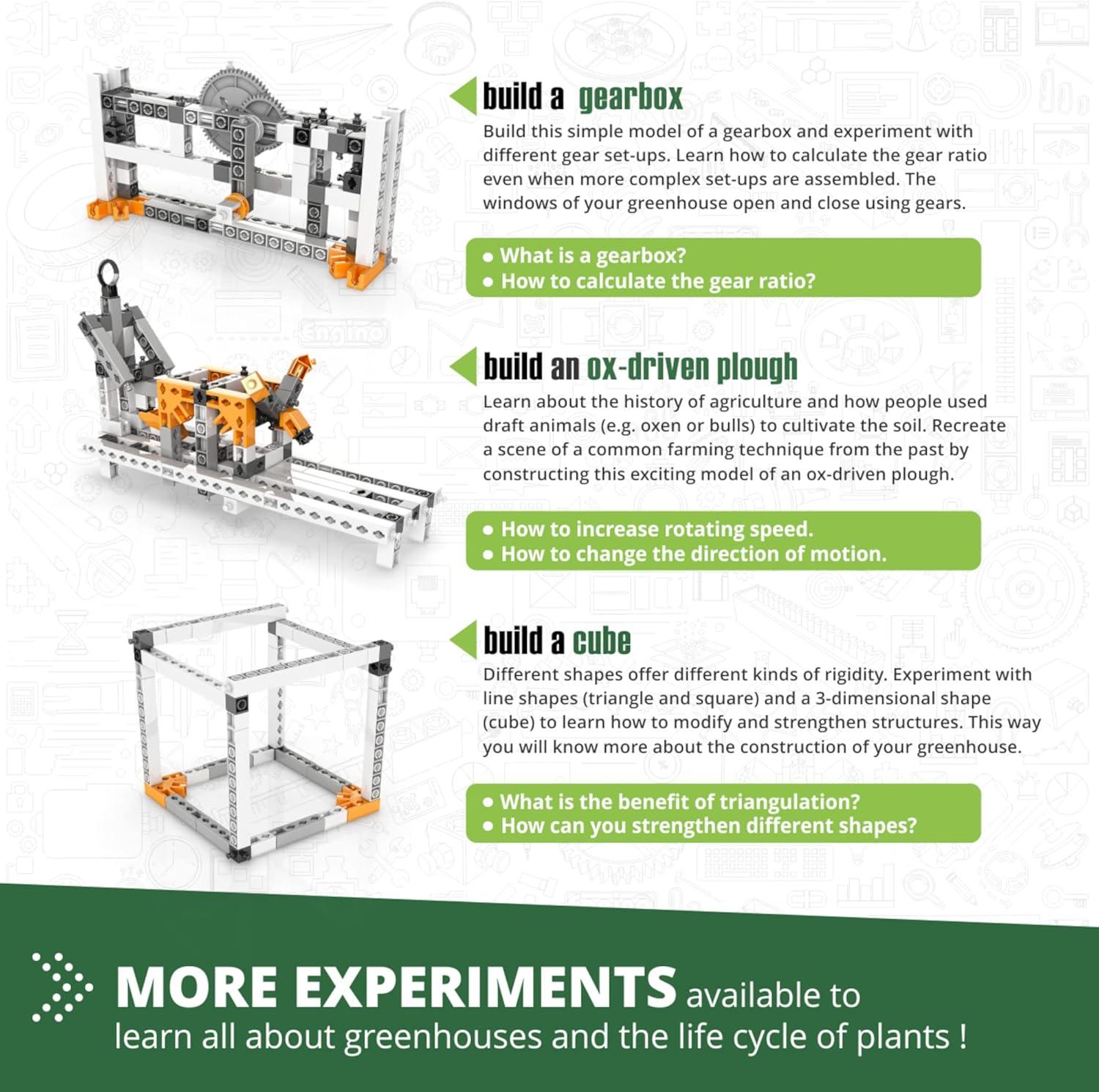 Engino- STEM Toys, Construction Toys for Kids 9+, Botanic Laboratory