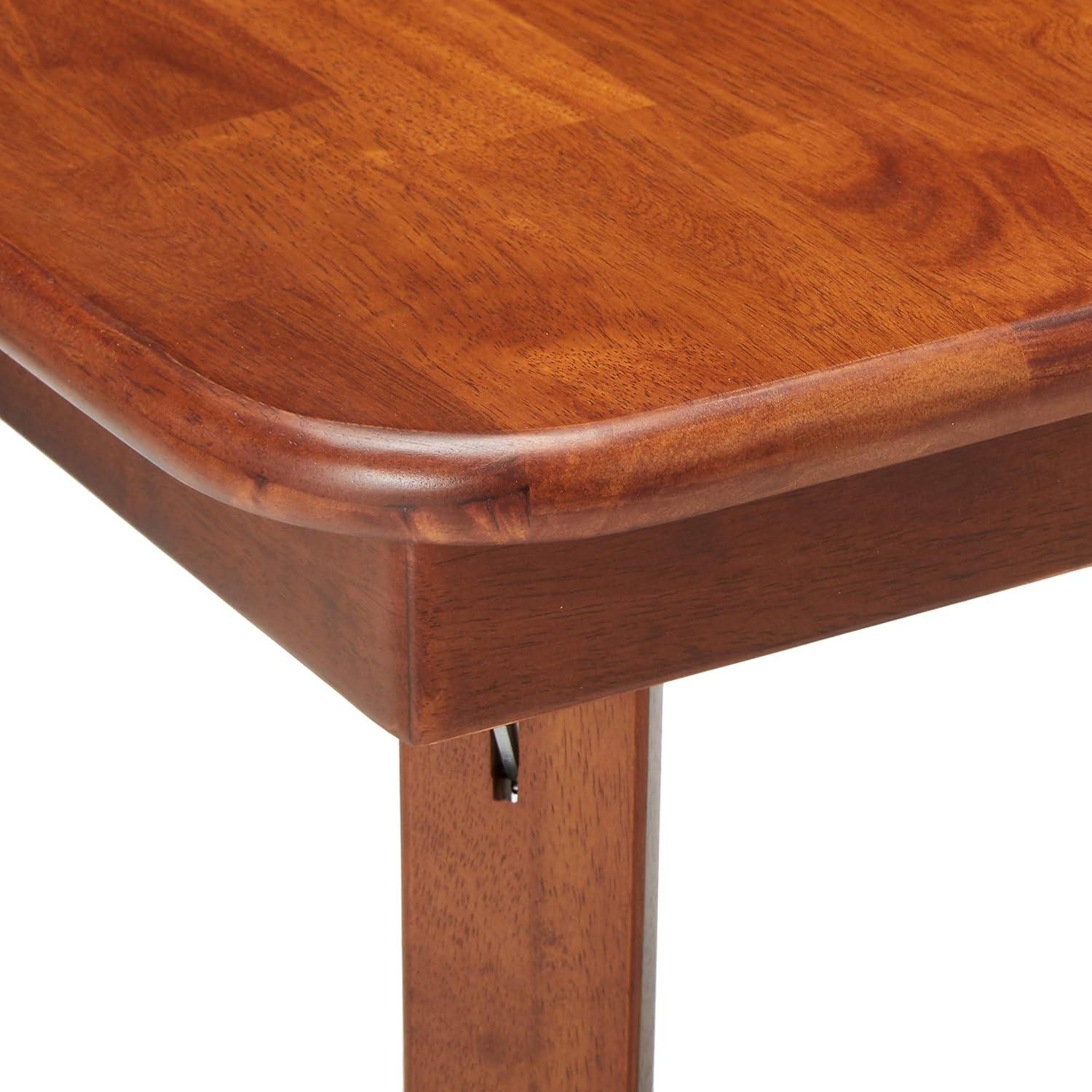 Classic Cherry Finish 36" Solid Wood Folding Card Table