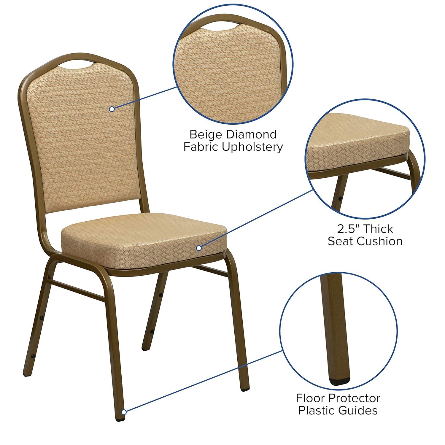 Flash Furniture Crown Back Stacking Banquet Chair