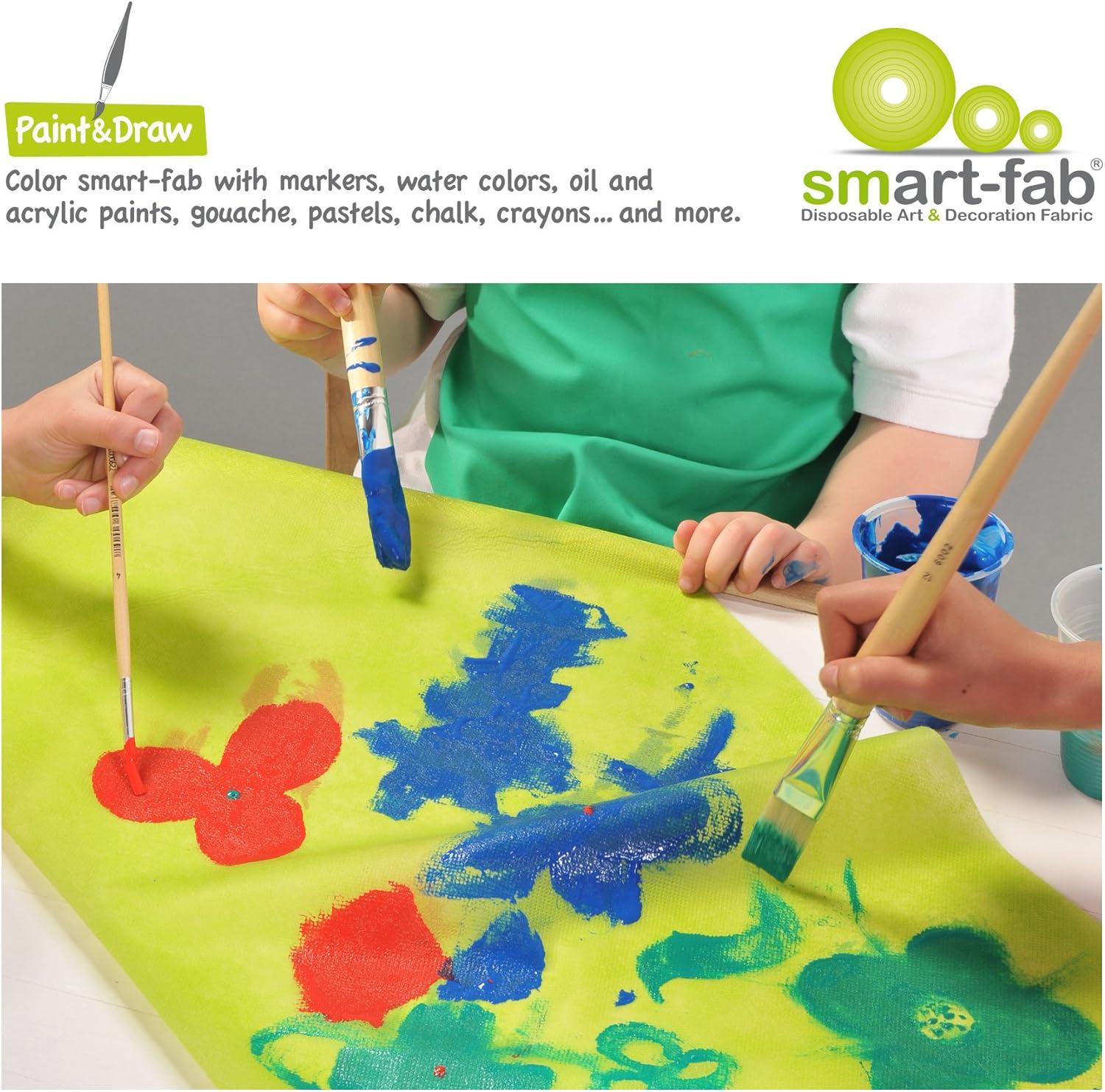 Smart-Fab® Art & Decoration Fabric Roll, 48" x 40', Black