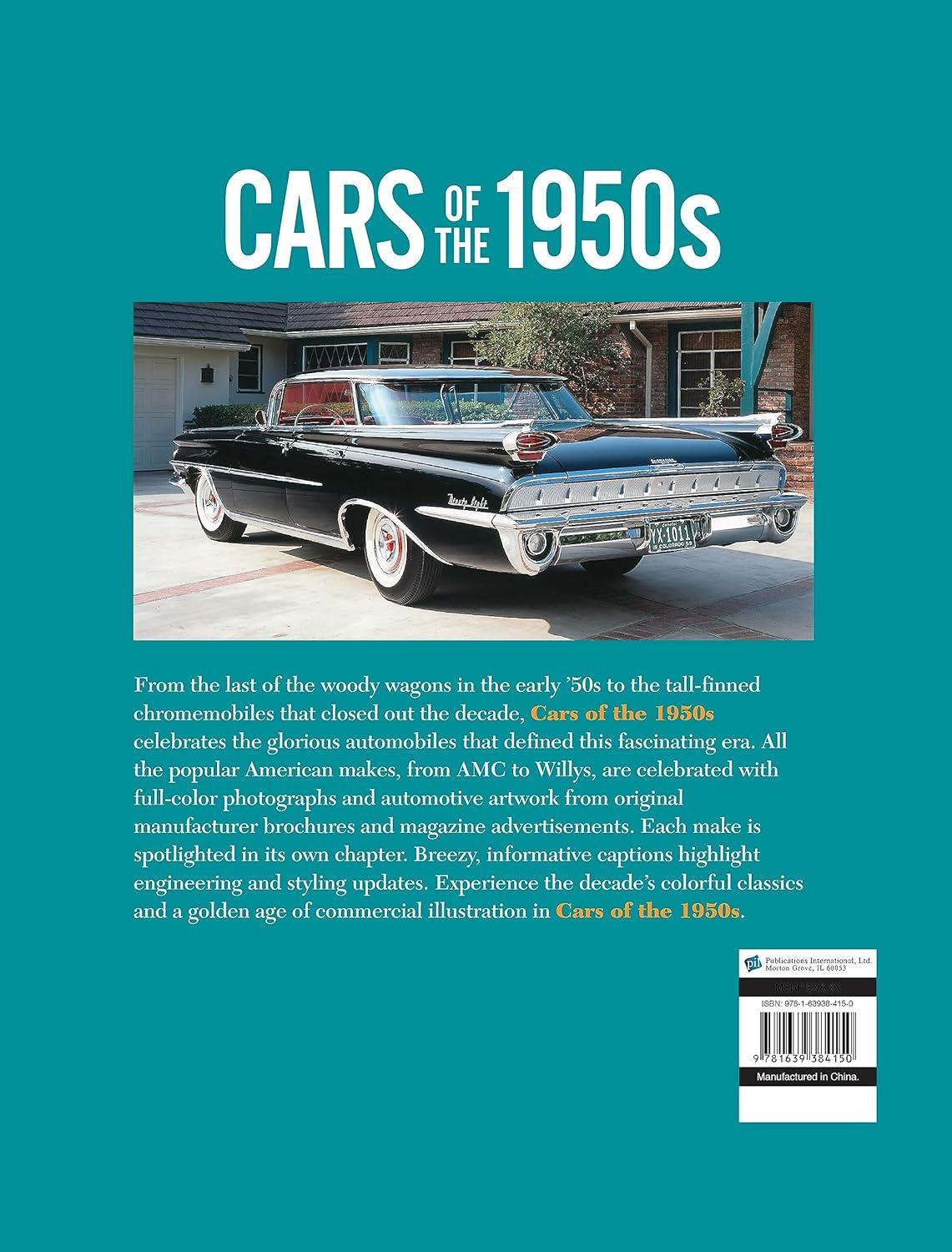 Cars of the 1950s - by  Publications International Ltd (Hardcover)