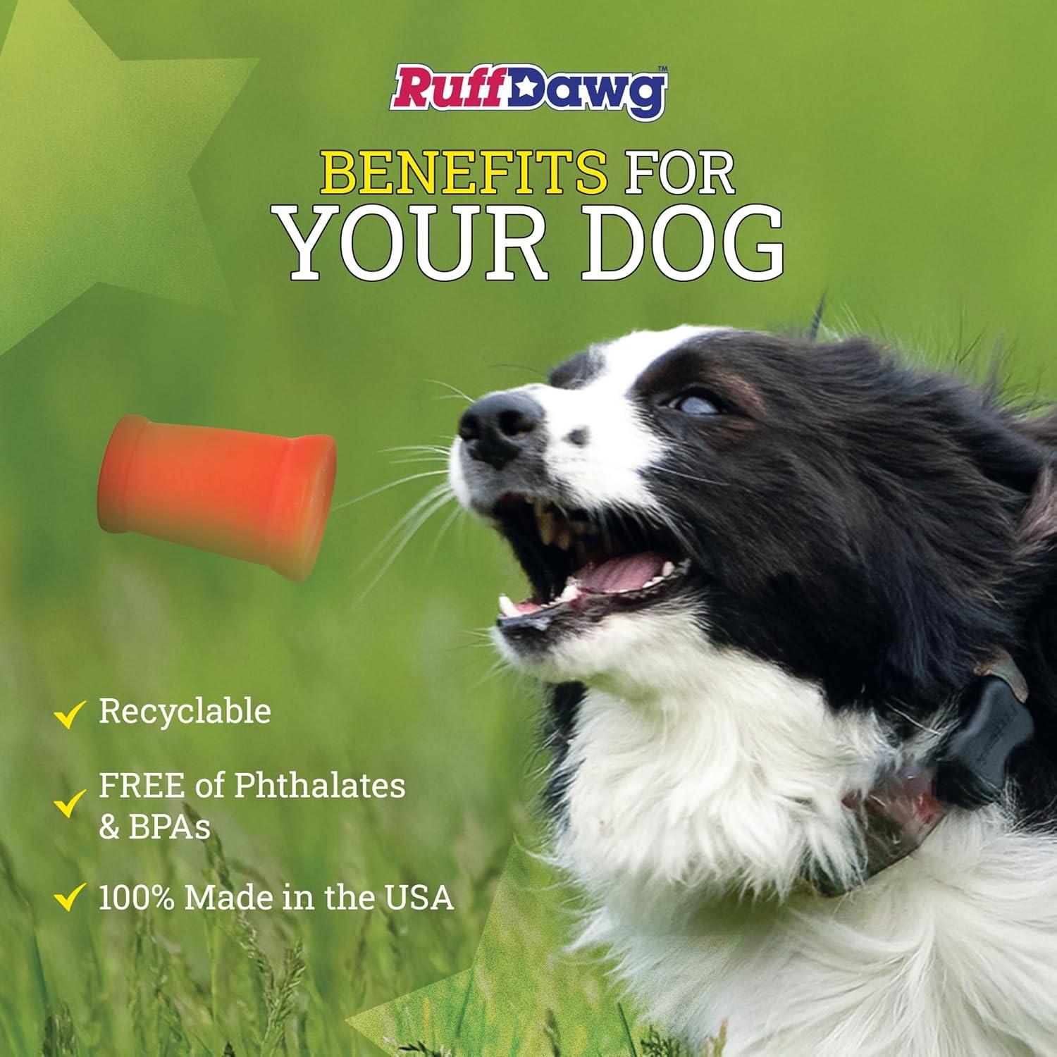 Ruff Dawg Crinkit Rubber Indestructible Retrieving Dog Toy for Water Bottles, Color Varies