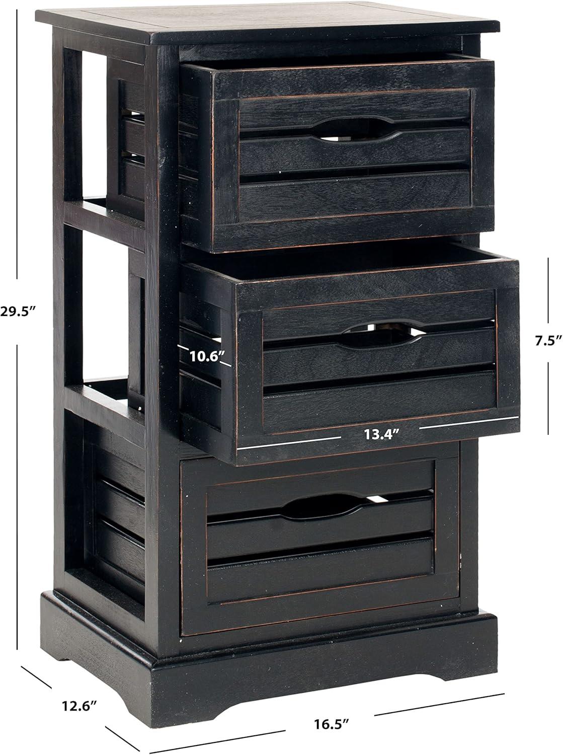 Samara 3 Drawer Cabinet - Safavieh