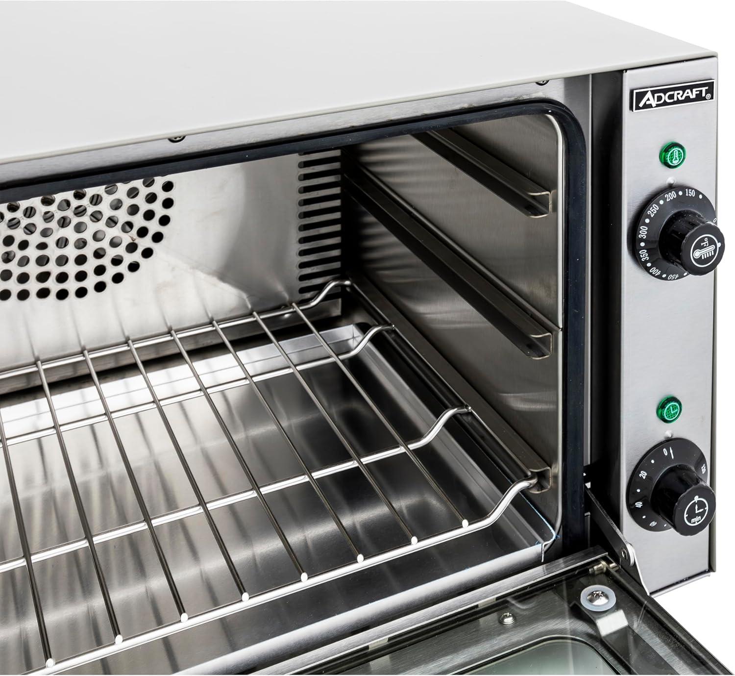 1750W Stainless Steel Quarter Size Electric Convection Oven