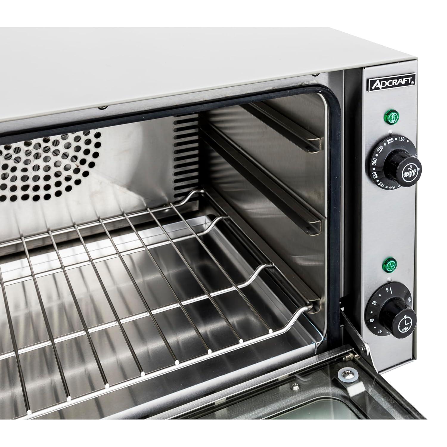 1750W Stainless Steel Quarter Size Electric Convection Oven