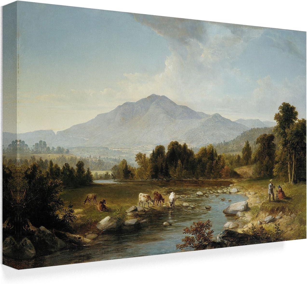 Trademark Fine Art -Asher Brown Durand 'High Point Shandaken Mountains 1853 ' Canvas Art