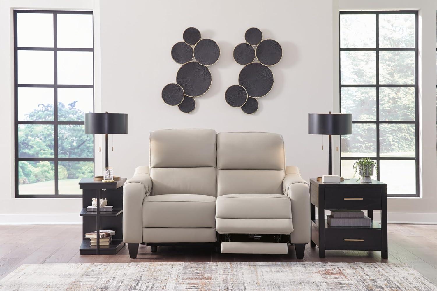 Signature Design by Ashley Mercomatic Gray Power Reclining Loveseat