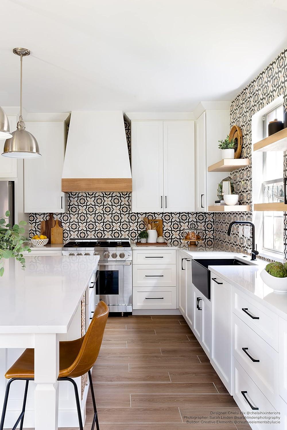 Casablanca 5" x 5" Ceramic Patterned Floor Use Tile
