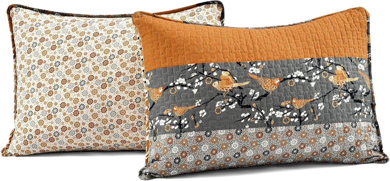 Lush Decor Royal Empire Cotton Reversible 3 Piece Quilt Set