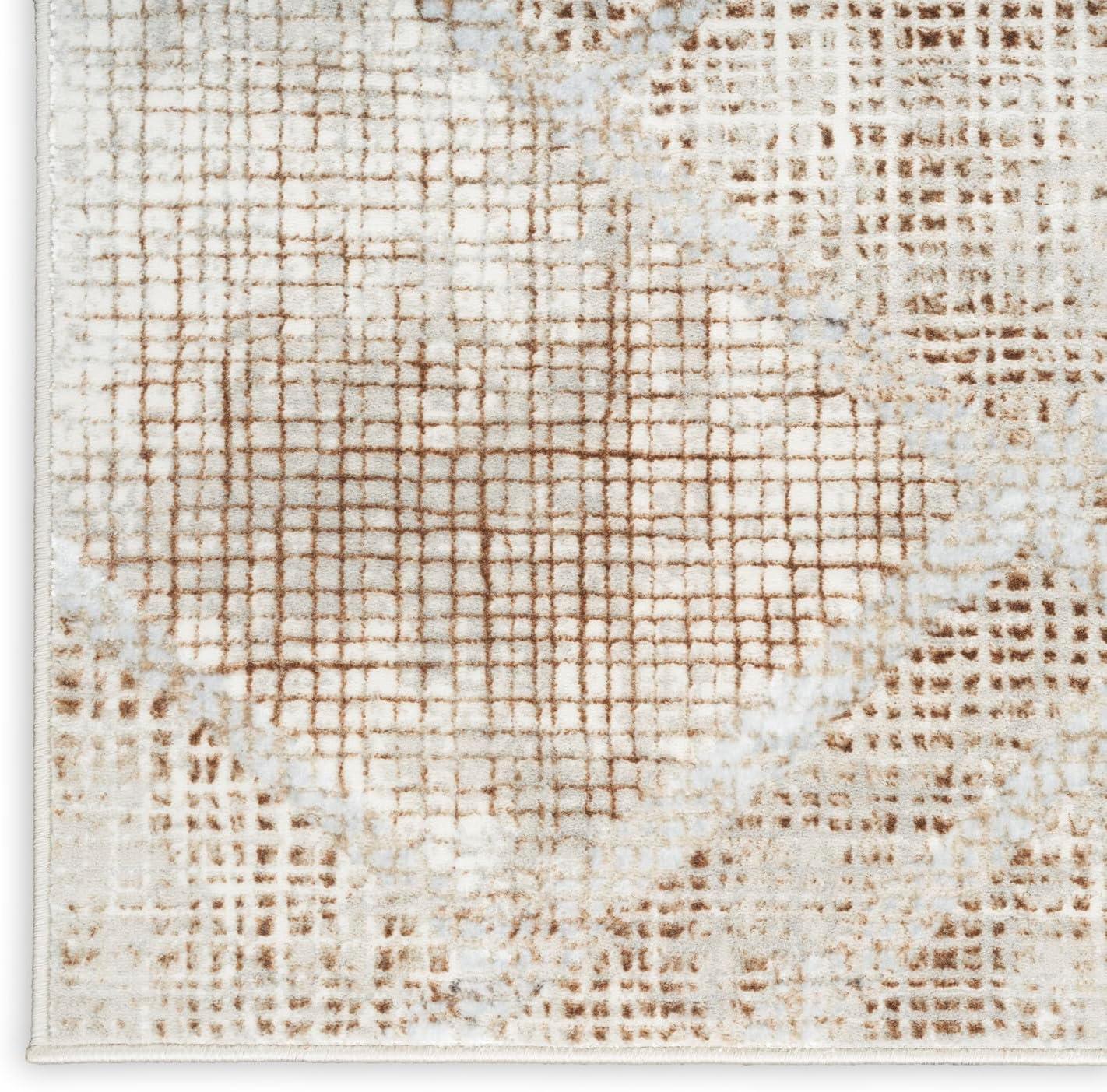 Iliana Abstract Grey/Mocha Area Rug