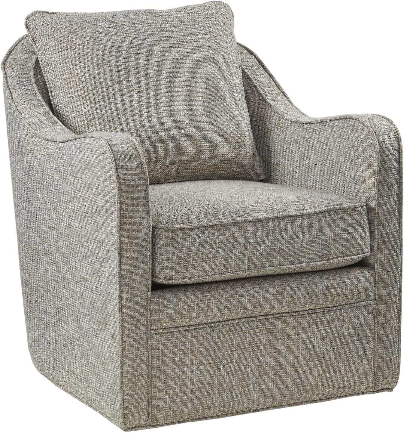 Madison Park Brianne Wide Seat Swivel Arm Chair MP103-0985