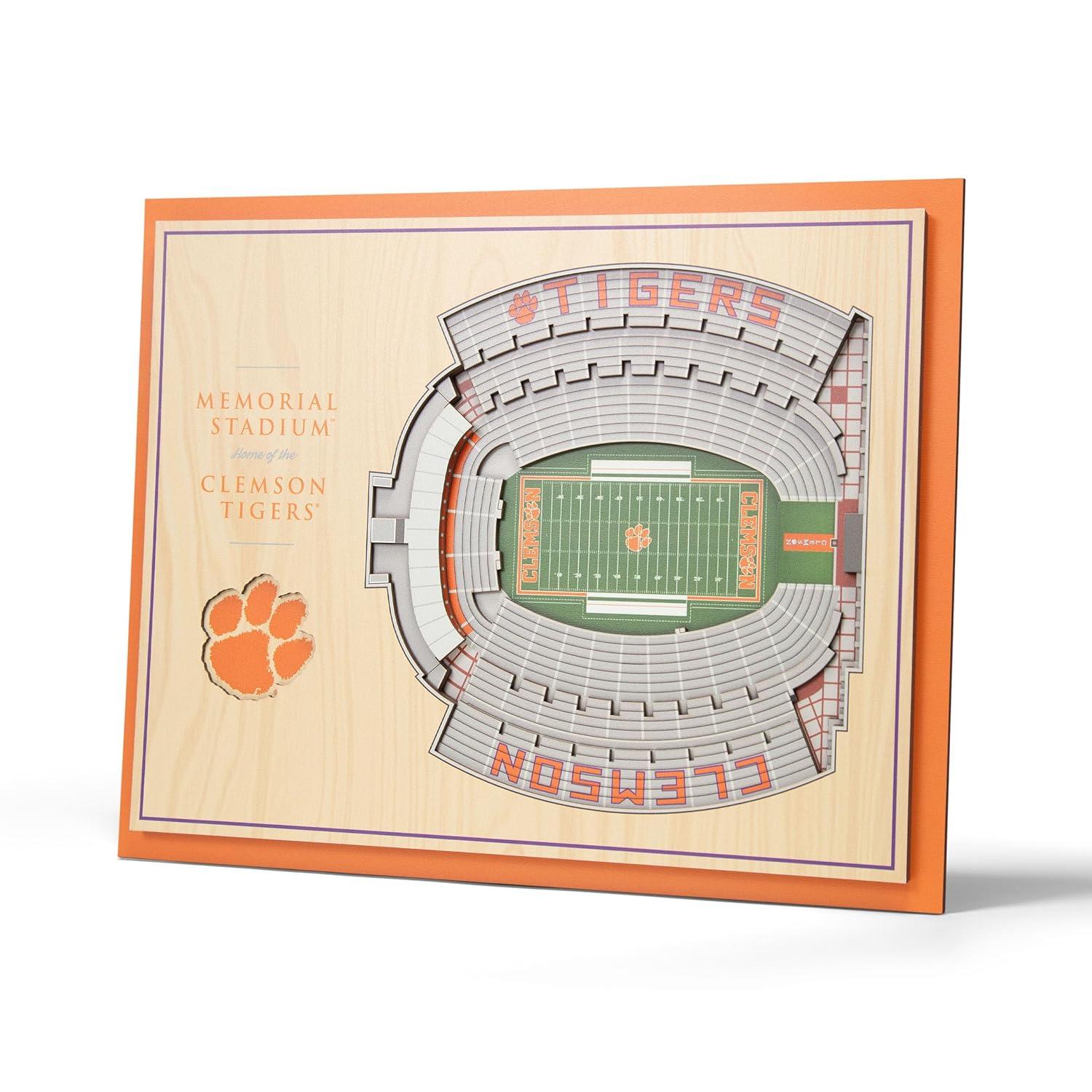 YouTheFan NCAA 5-Layer StadiumViews 3D Wall Art & Reviews | Wayfair