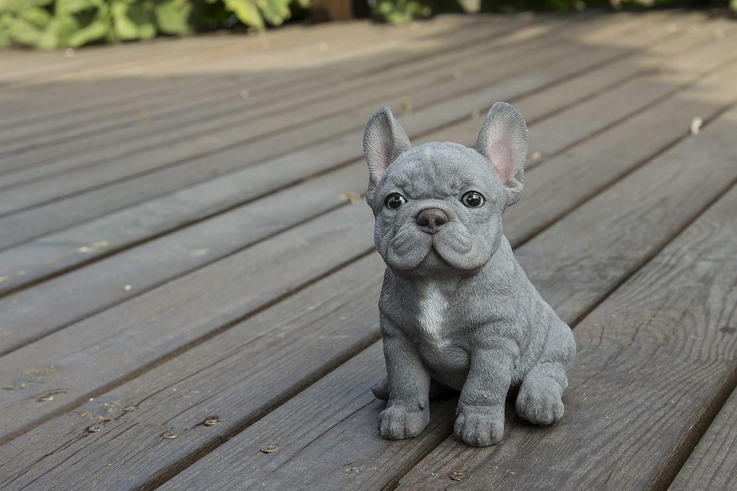 French Bulldog Puppy Sitting Statue