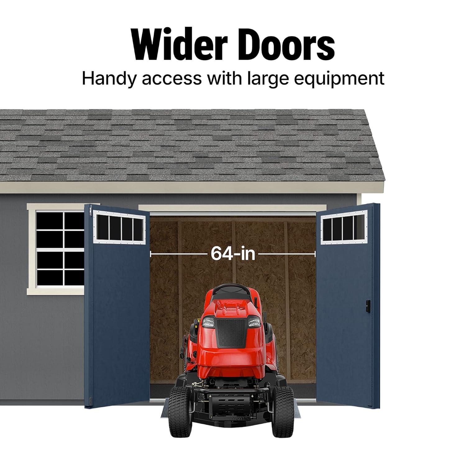 Handy Home Products Beachwood 8 ft. x 12 ft. Wood Storage Shed