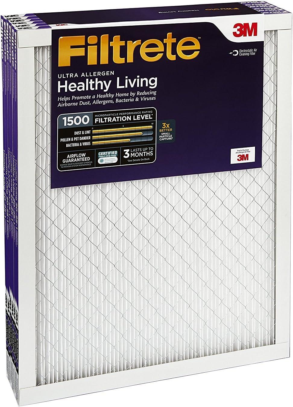 Filtrete Allergen Bacteria and Virus Air Filter 1500 MPR