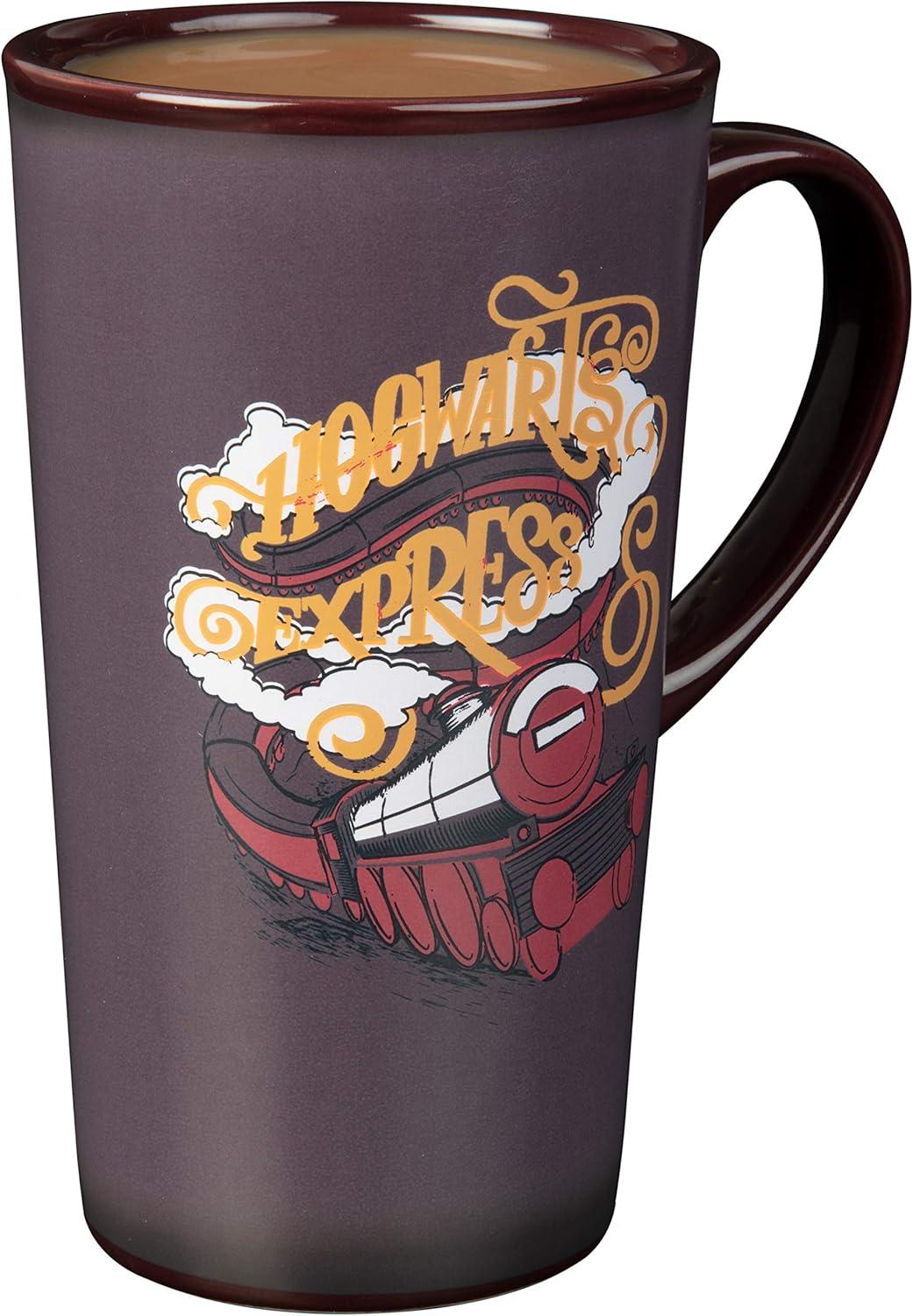 Harry Potter Platform 9 3/4 Tall Mug, 17oz - Hogwarts Express Image Activates with Heat - Large Tumbler Style - Officially Licensed - Gift for Kids & Adults