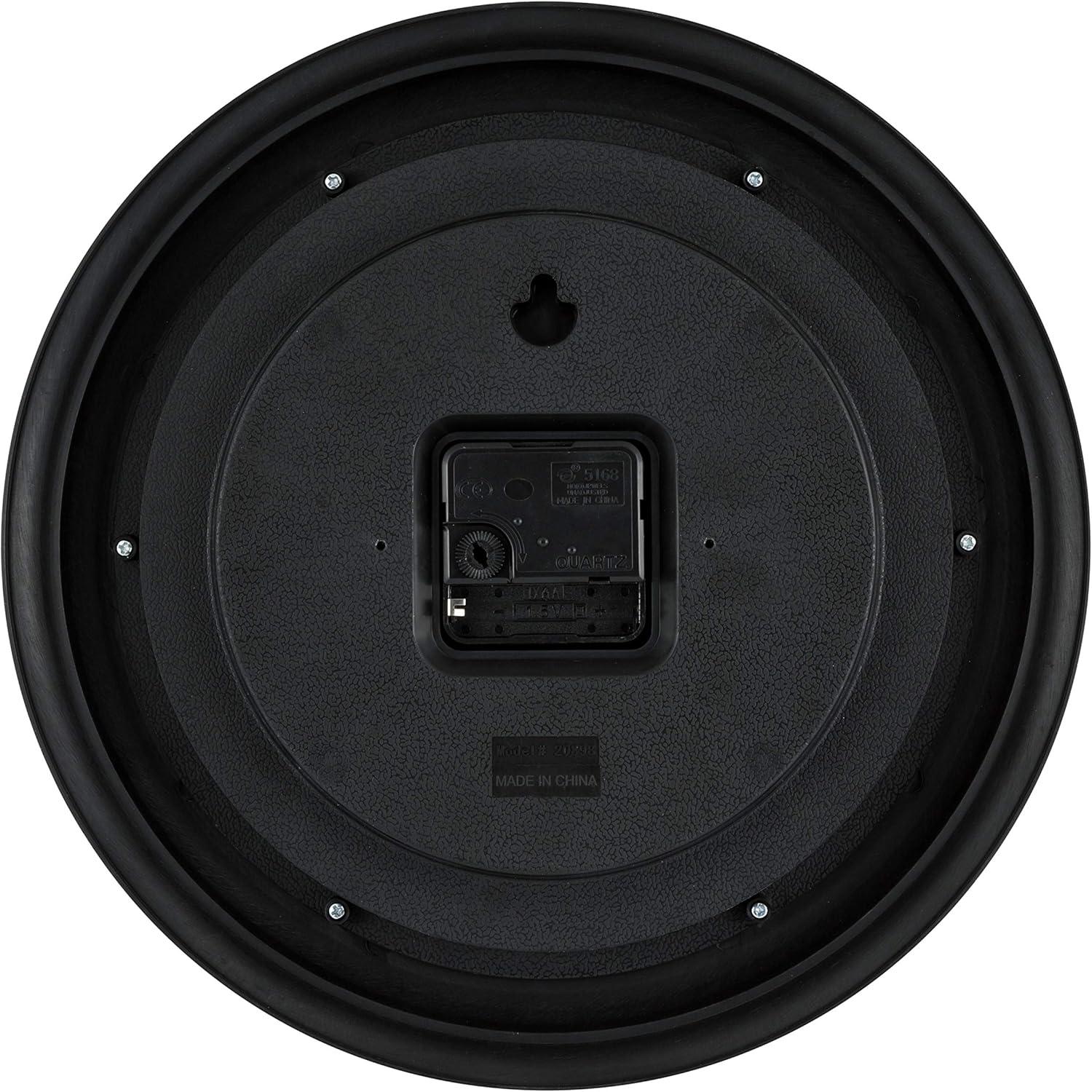 Equity by La Crosse 12 Inch Cora Quartz Analog Wall Clock, 20898