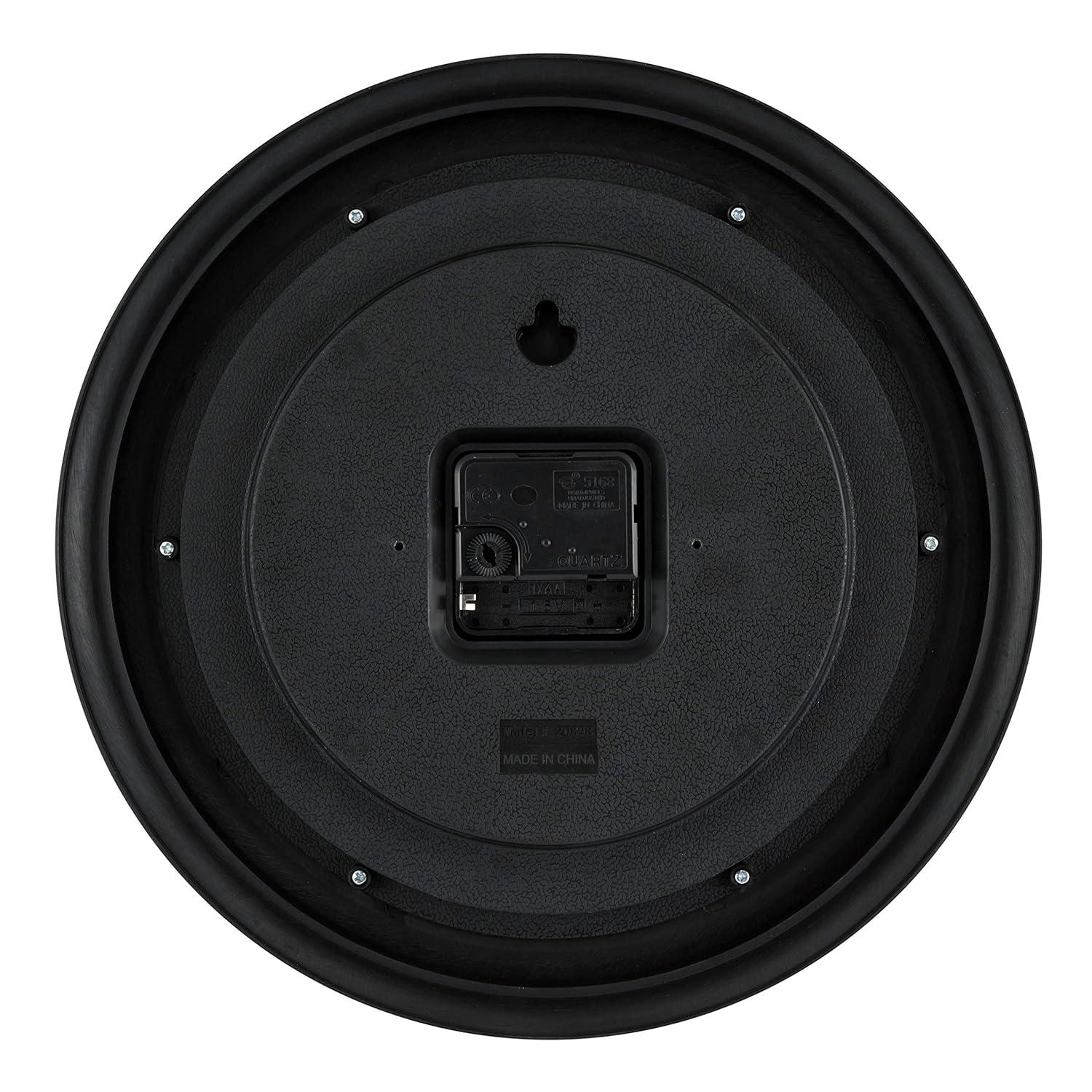 Equity by La Crosse 12 Inch Cora Quartz Analog Wall Clock, 20898