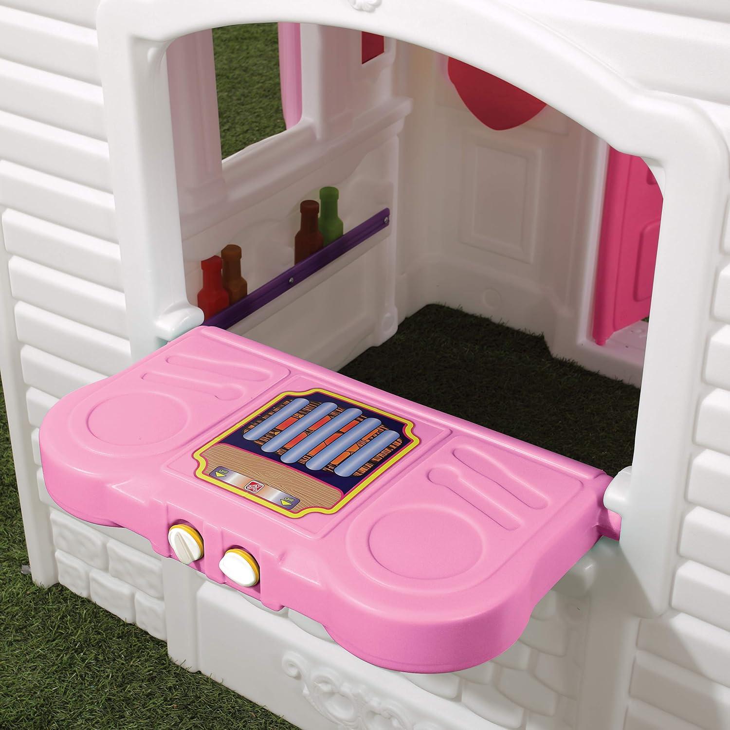 Step2 Sweetheart Pink Toddler Playhouse Plastic Kids Outdoor Toy