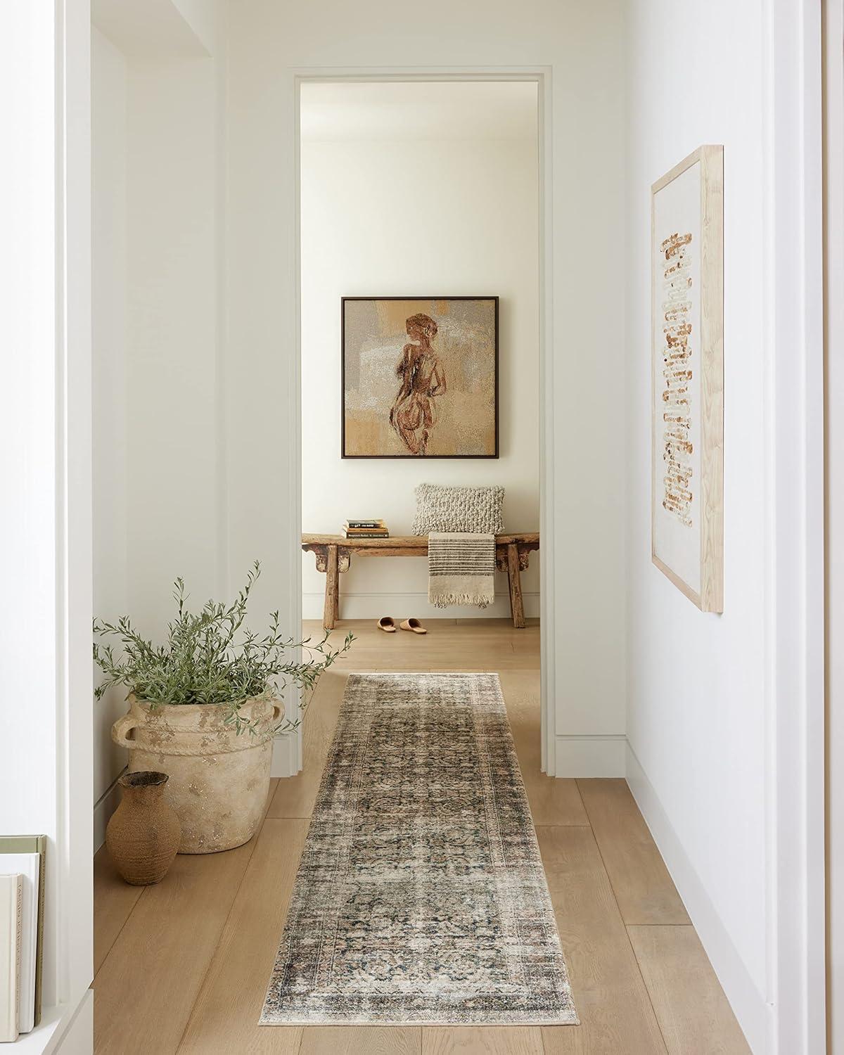 Amber Lewis x Loloi Amber Lewis x Loloi Morgan Navy / Sand Area Rug feat. CloudPile