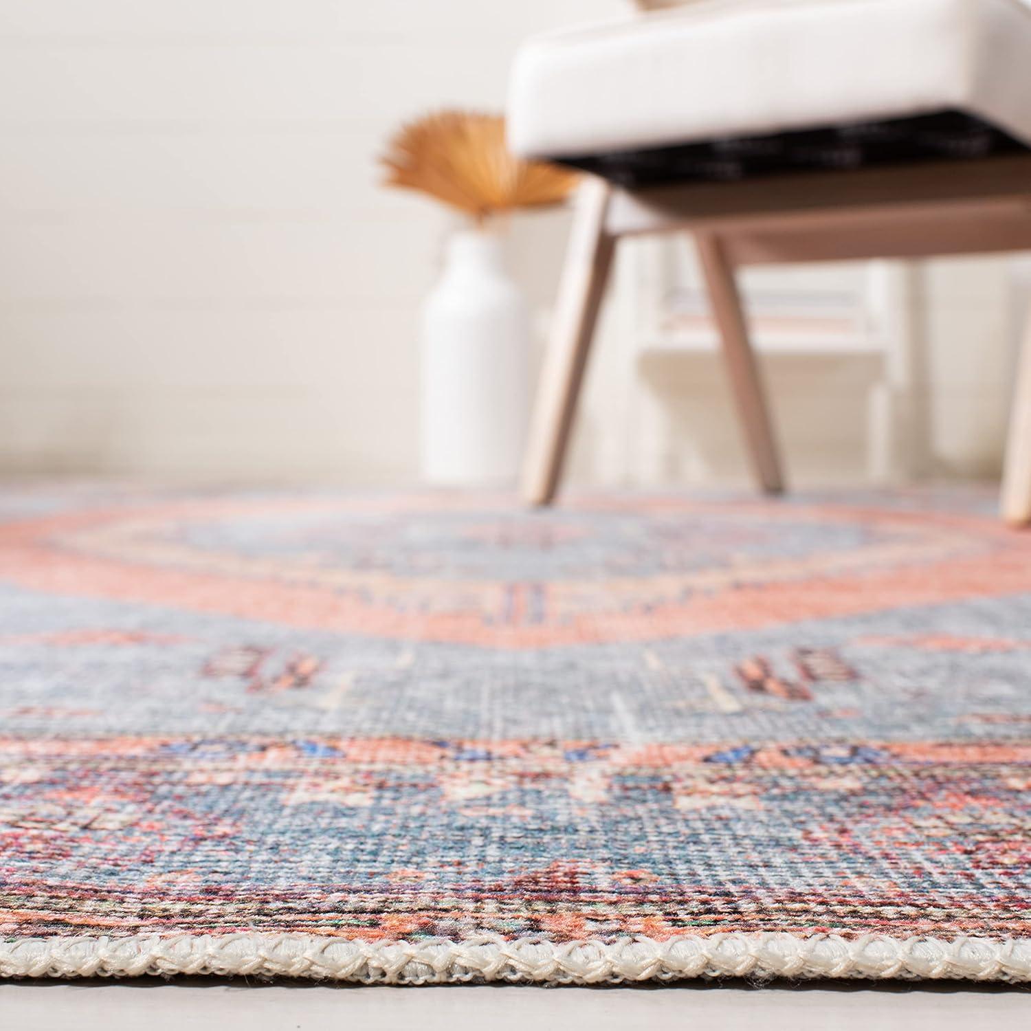 SAFAVIEH Serapi Collection SEP356J Light Blue / Beige Rug