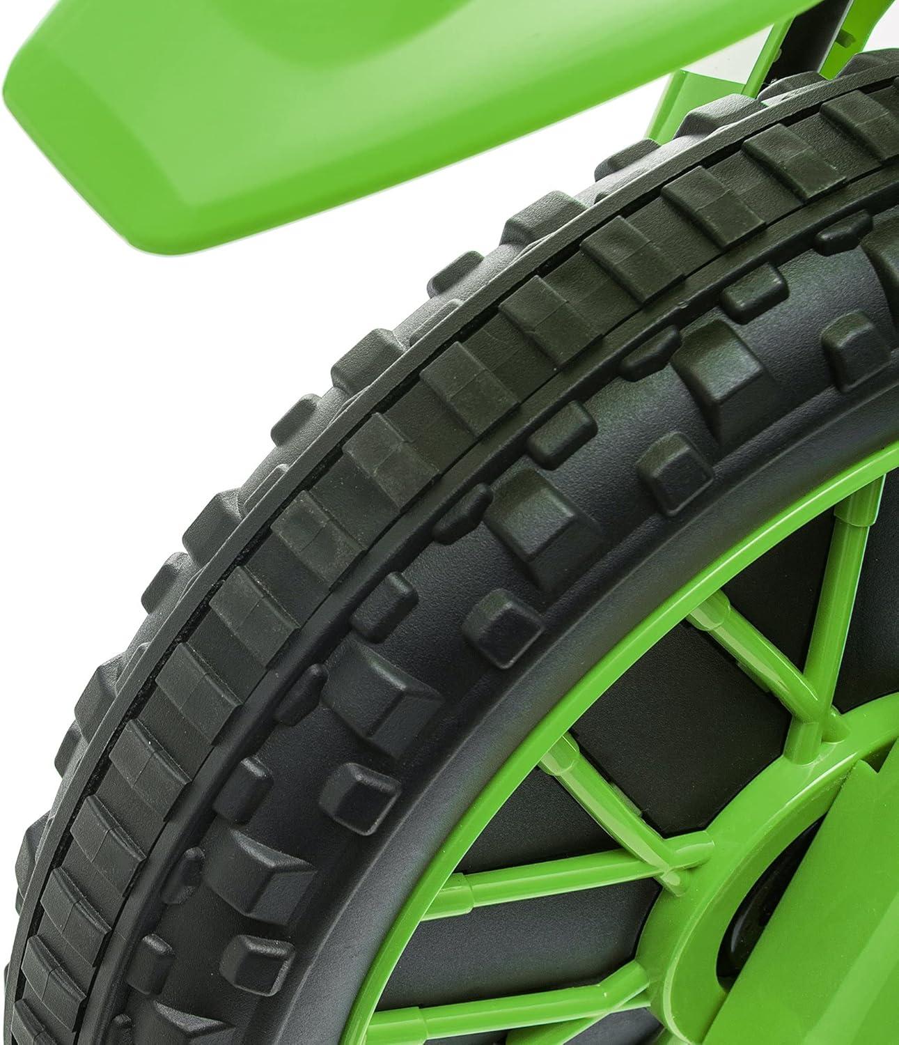 Aosom 12V Kids Motorcycle Dirt Bike Electric Ride-On Toy Off Road, Green