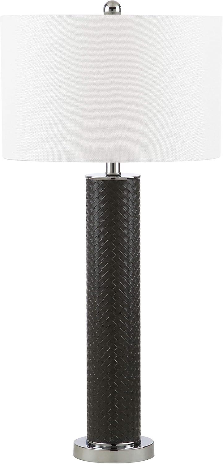 Ollie Table Lamp (Set of 2) - 31.5 Inch Height - LIT4404 - Grey Woven - Safavieh