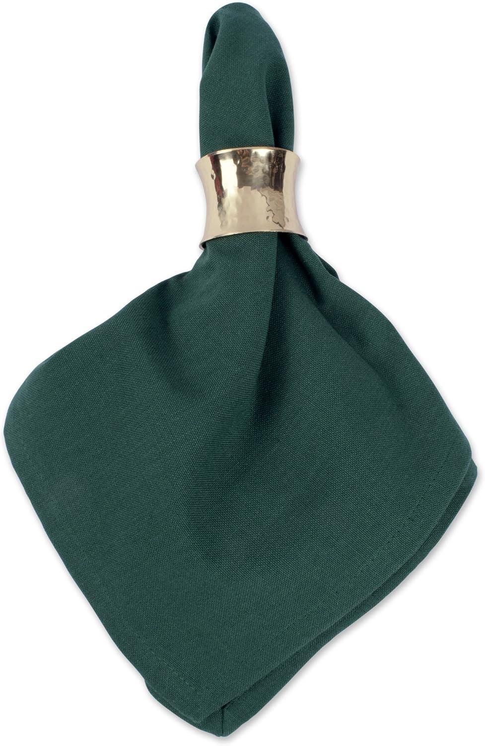 DII Dark Green Kitchen Napkin (Set of 6), 20x20", 100% Cotton