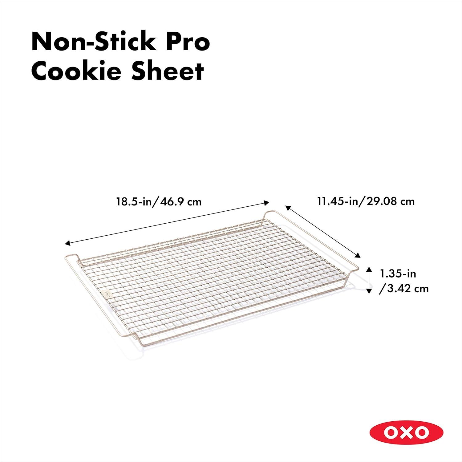 Rectangular Non-Stick Metal Cooling and Baking Rack