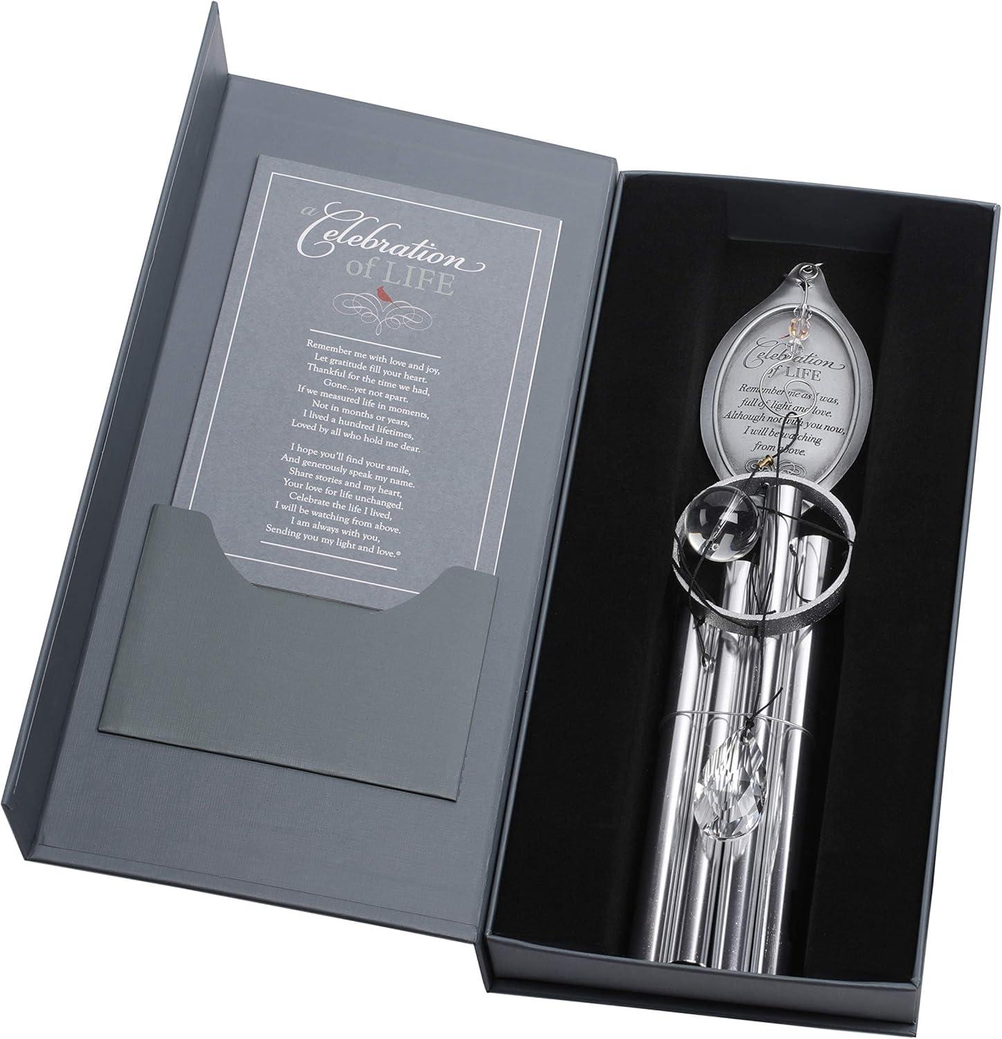 Celebration of Life Memorial Wind Chimes in Memory of Loved One - Ideal Sympathy Gift/Bereavement Gift