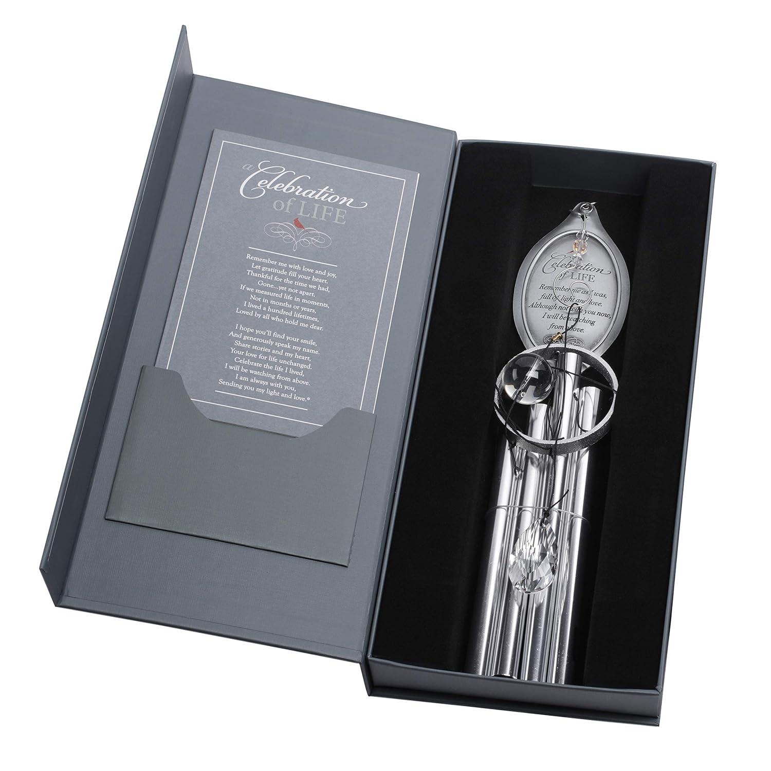 Celebration of Life Memorial Wind Chimes in Memory of Loved One - Ideal Sympathy Gift/Bereavement Gift