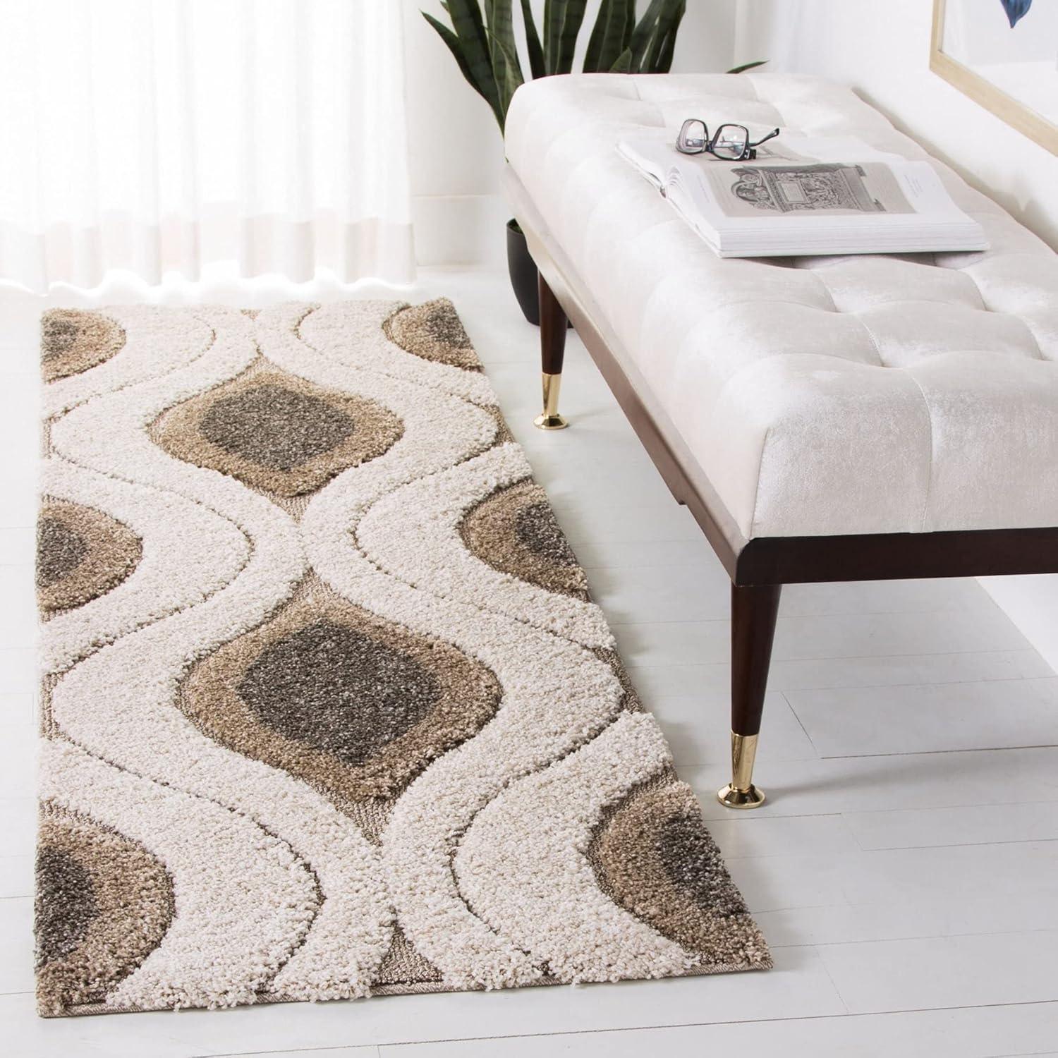 Florida Shag SG461 Power Loomed Rugs - Safavieh