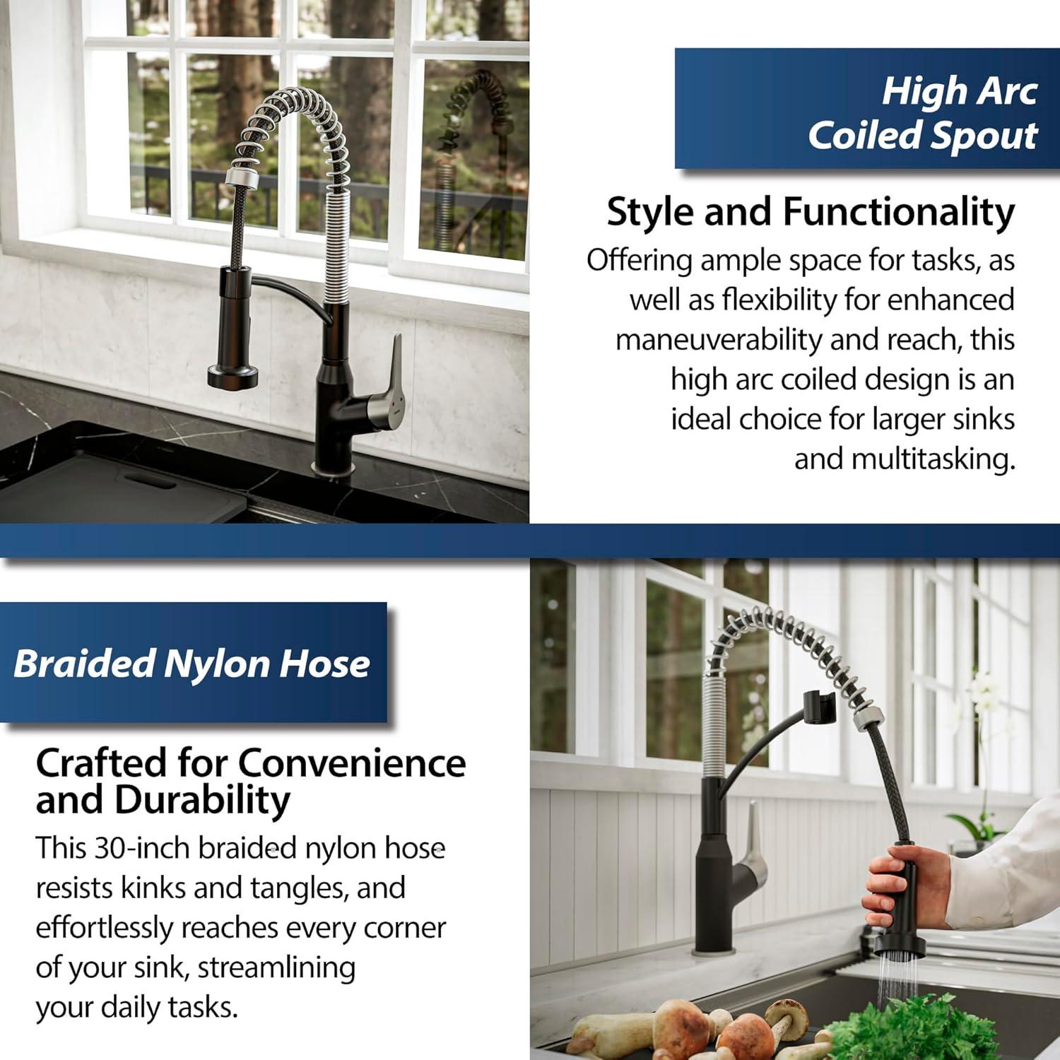 Karran Scottsdale Single-Handle Pull-Down Sprayer Kitchen Faucet