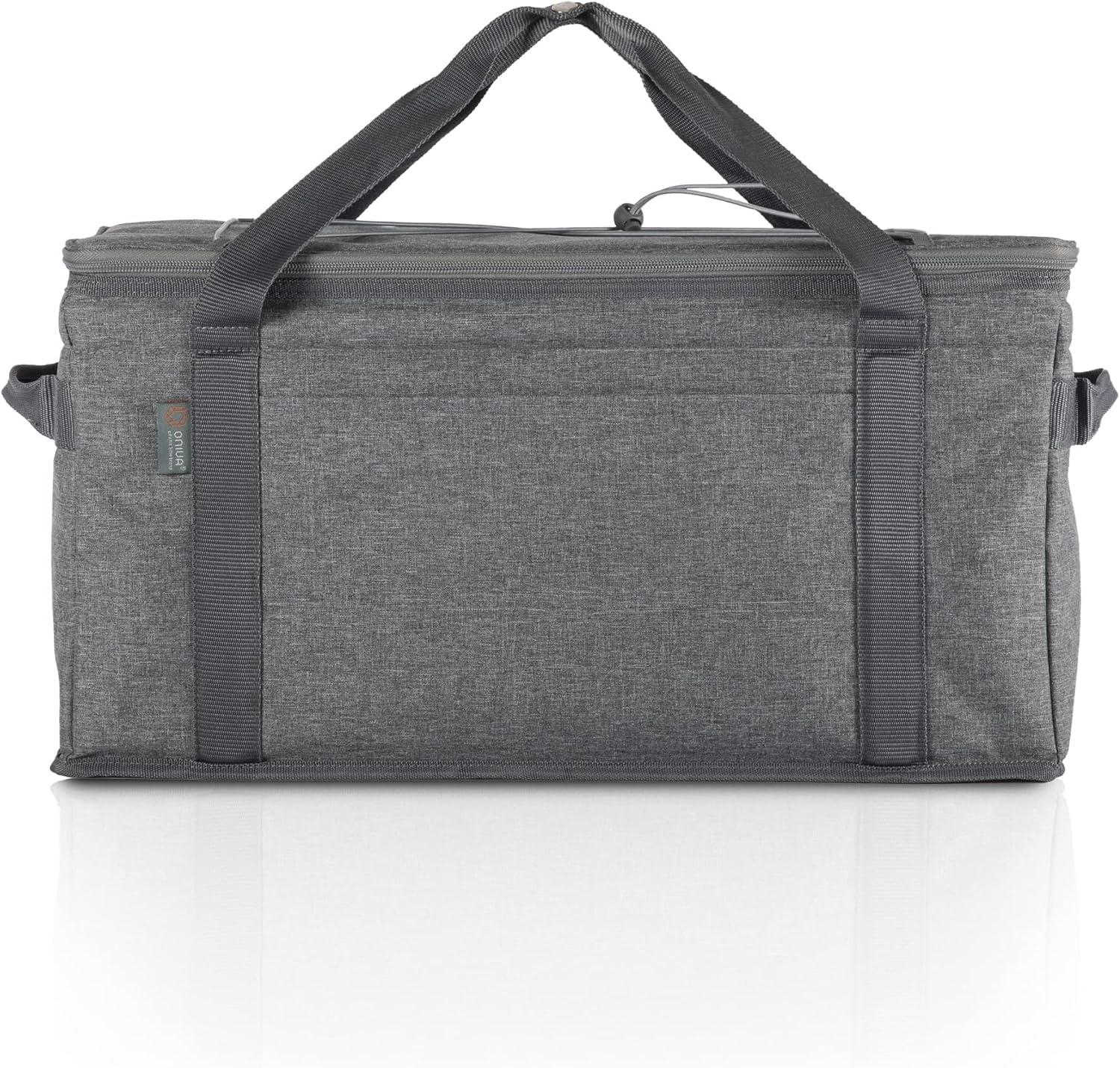 Picnic Time Collapsible 45qt Cooler - Heathered Gray