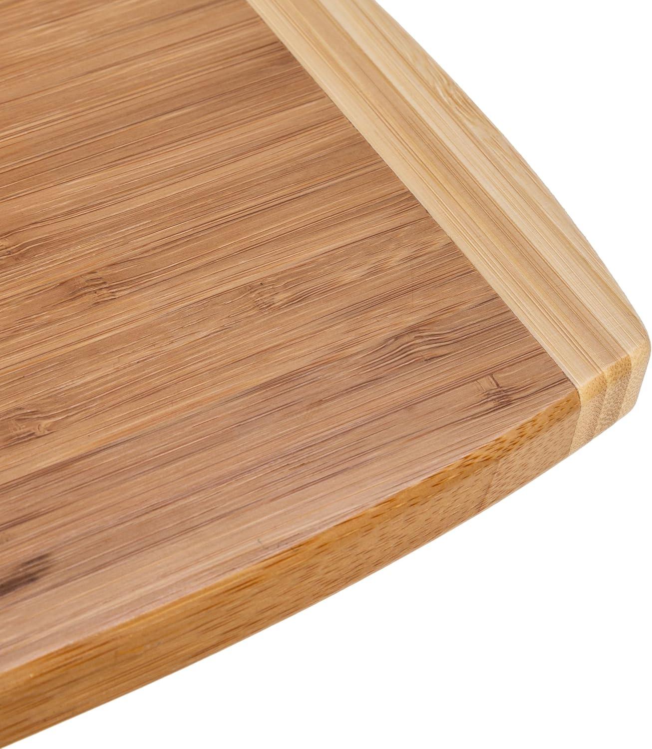 JOYCE CHEN Joyce Chen Large Burnished Bamboo Cutting Board, 10X15-Inch