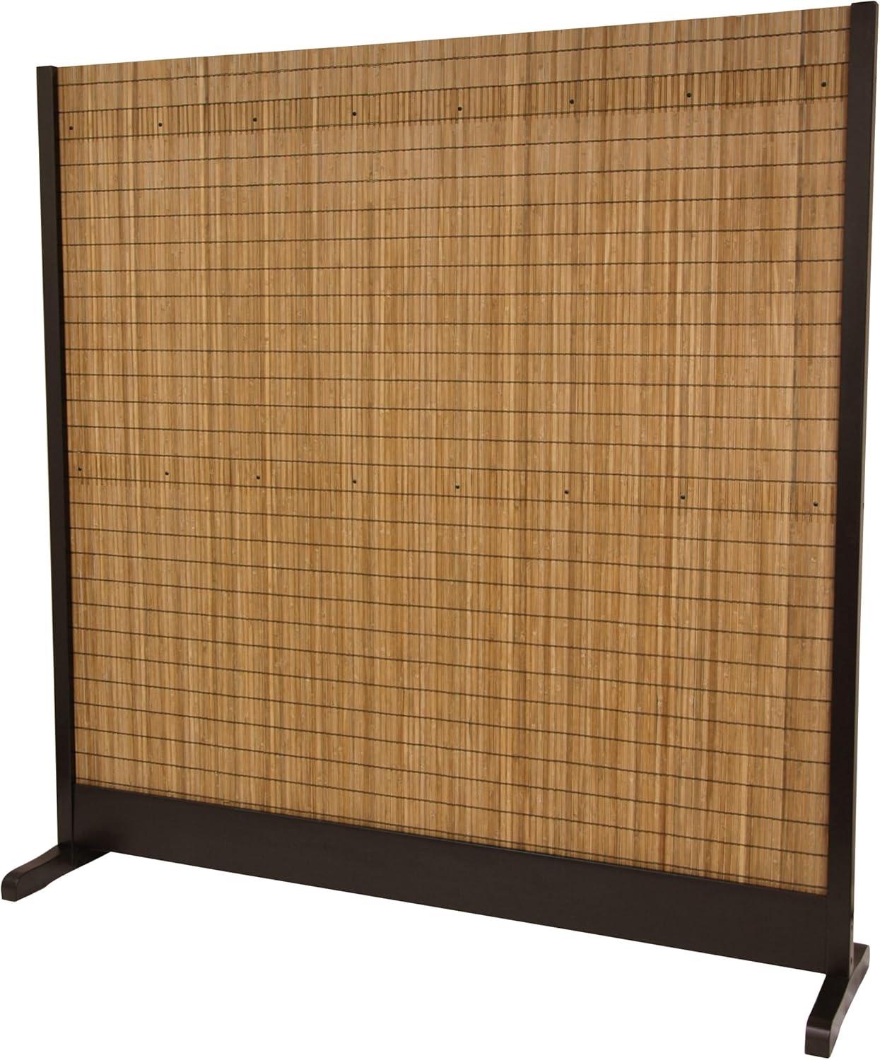 Oriental Furniture 6 1/4 ft. Tall Take Room Divider - Walnut