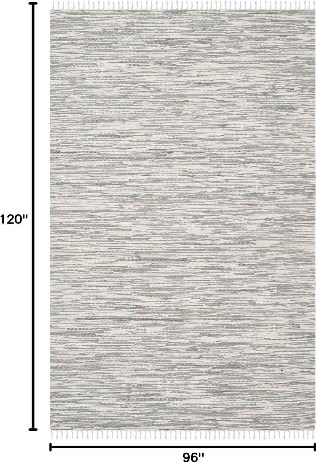 Montauk MTK753 Hand Woven Indoor Area Rug - Silver - 8'x10' - Safavieh.