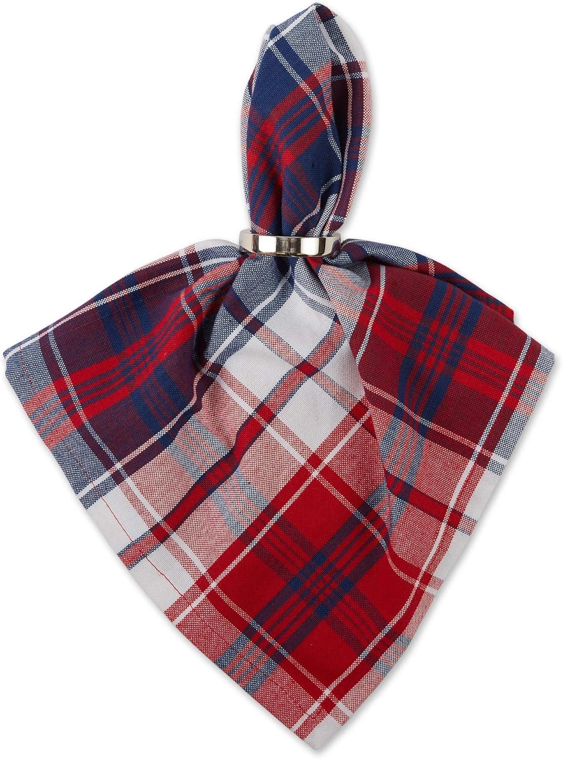 Napkin, Americana Plaid - Set of 6