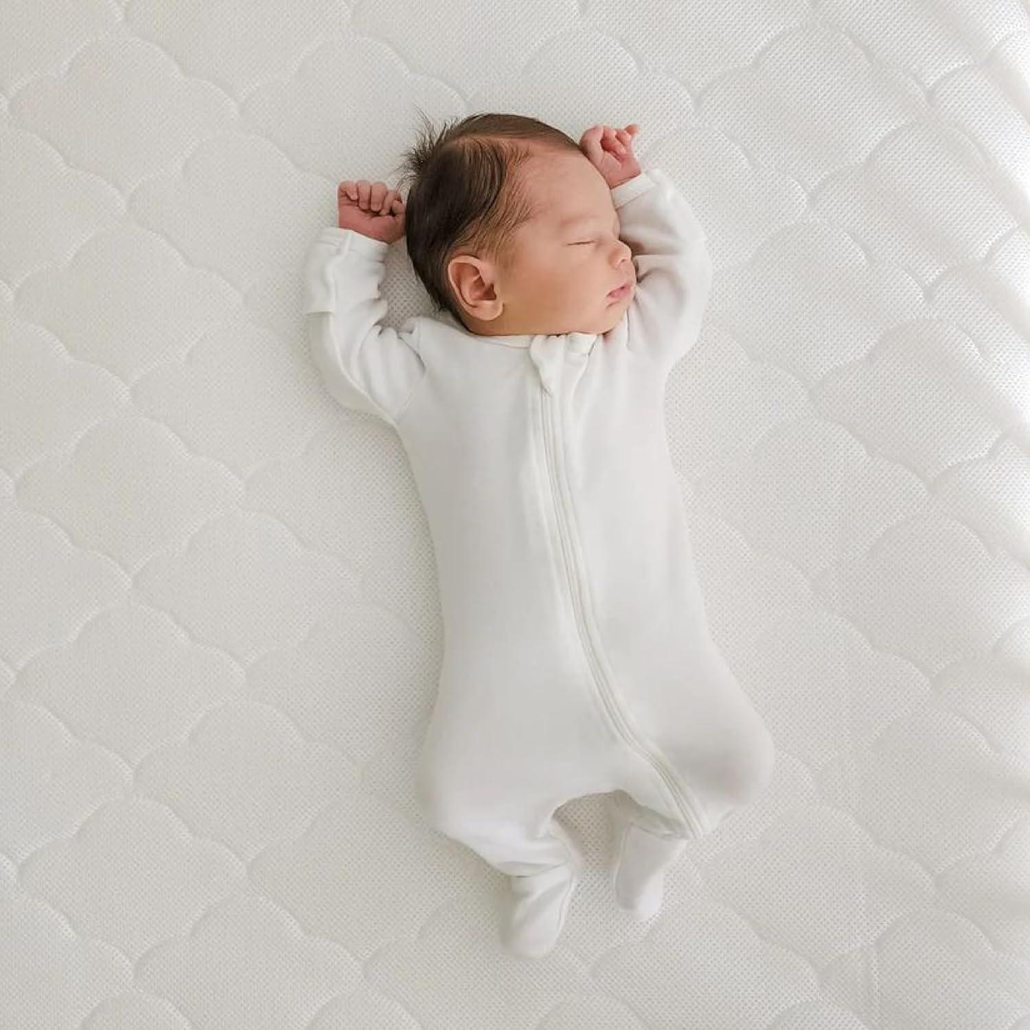 White Standard Water Resistant Memory Foam Crib Mattress