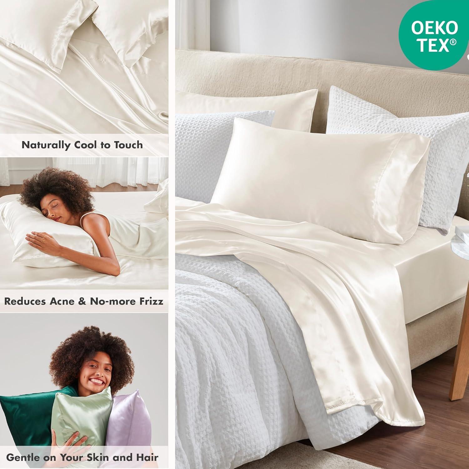 Madison Park Essentials Satin Luxury Sheet Set
