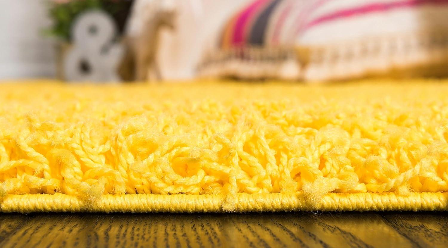 Unique Loom Solid Shag Solid Indoor Woven Area Rug