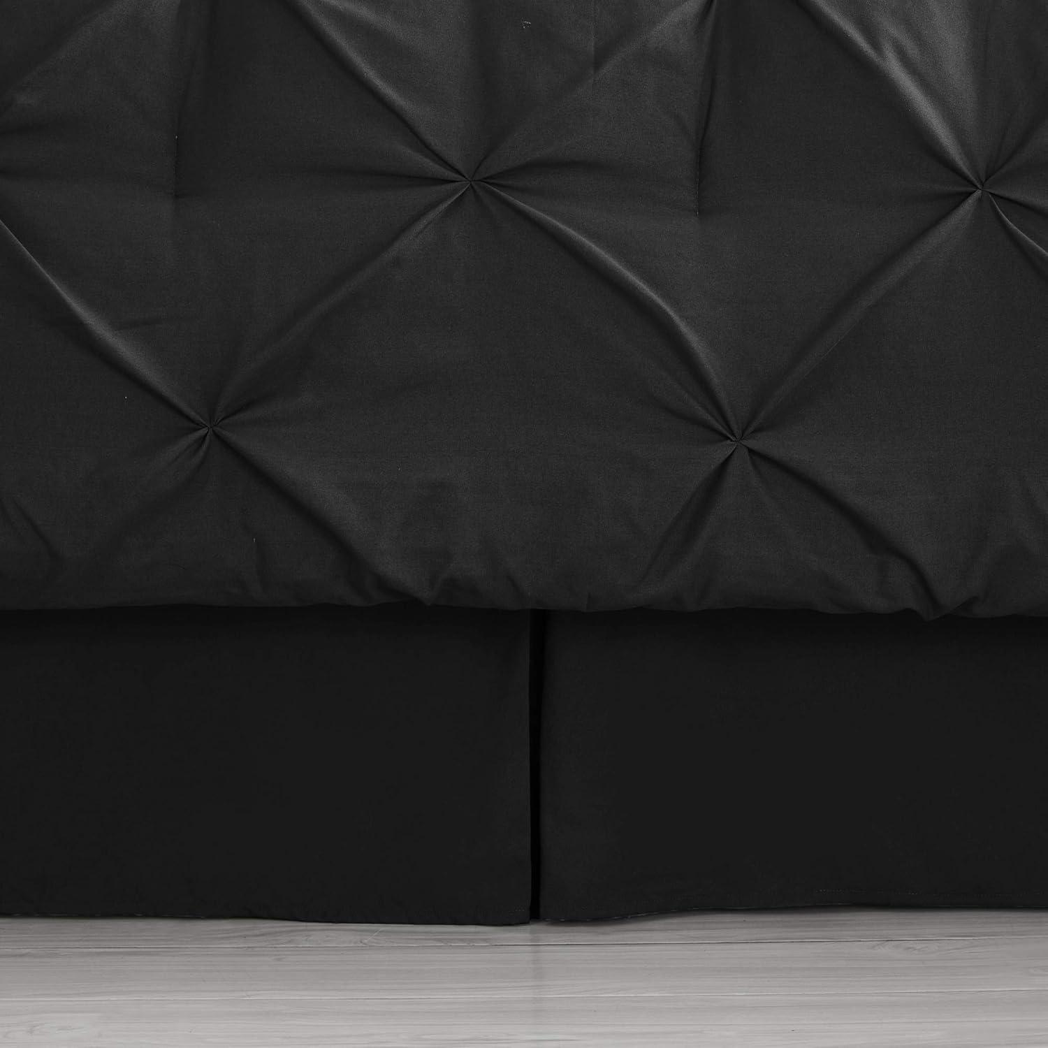 Sweet Home Collection 8 Piece Bed In A Bag Pintuck Comforter Set with Bed Sheets