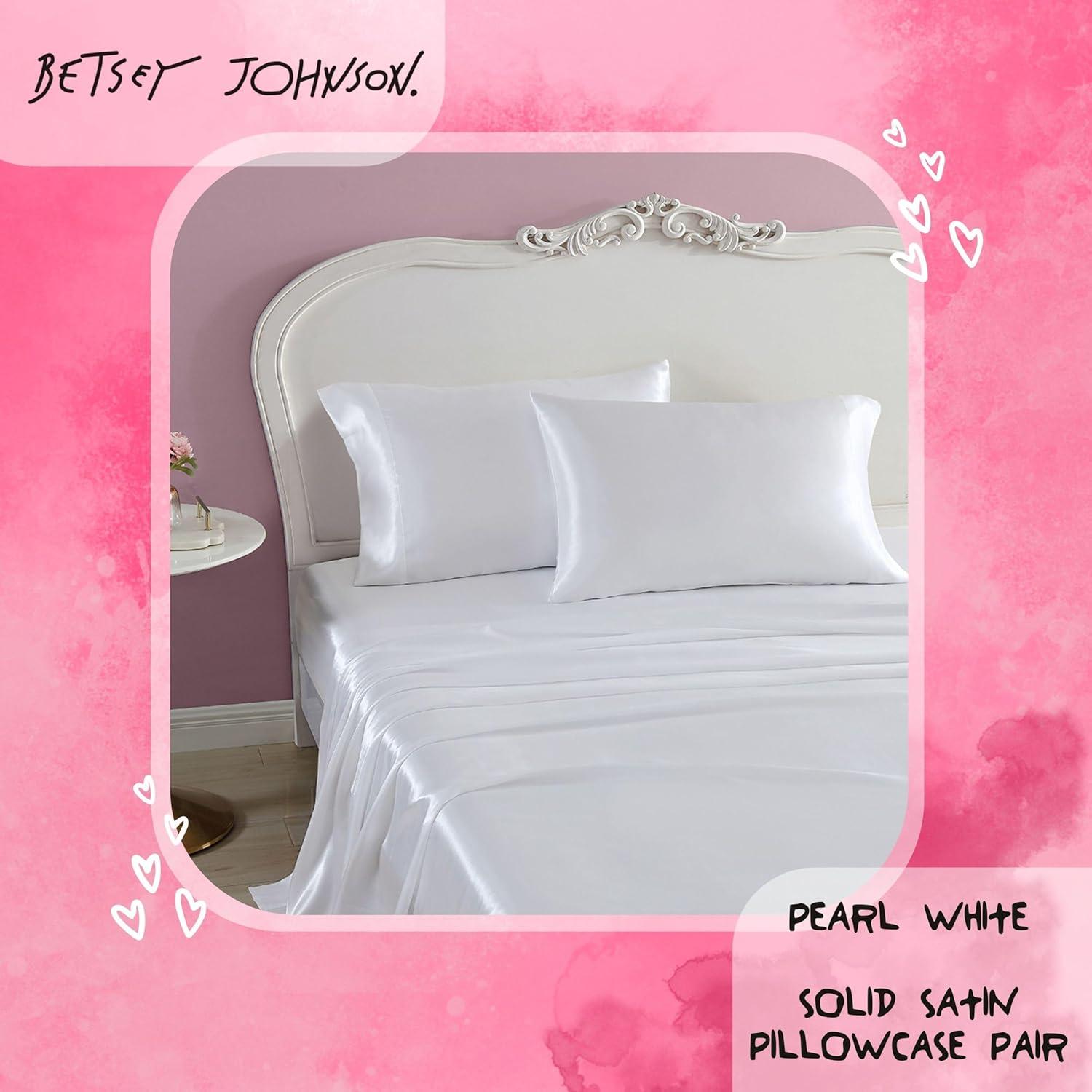 Betsey Johnson Betsey Johnson Soft Satin Pillowcase Sets (Set of 2)