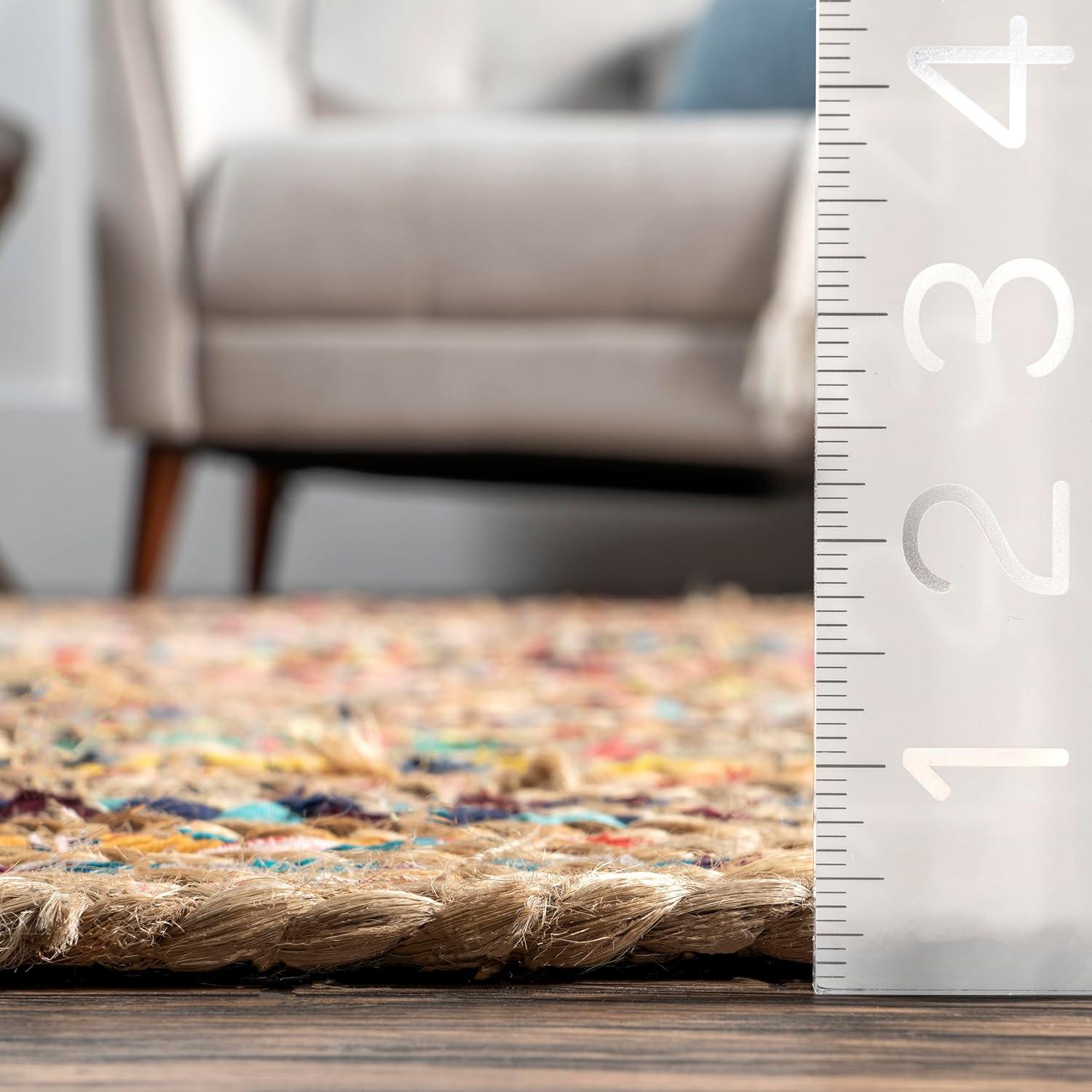 nuLOOM Tammara Hand Braided Area Rug, 5' x 8', Ivory