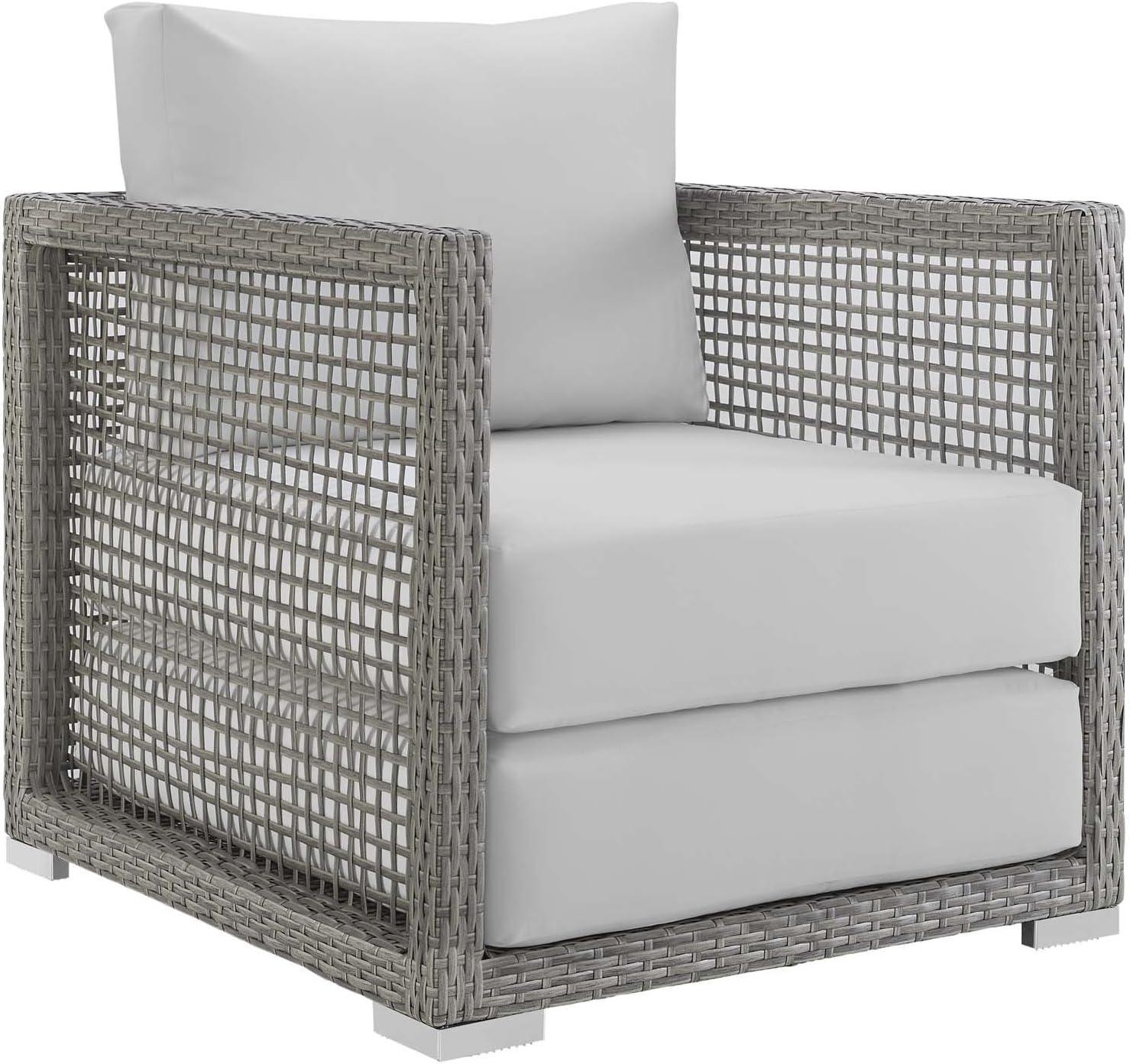 Modway Aura Rattan Outdoor Patio Armchair