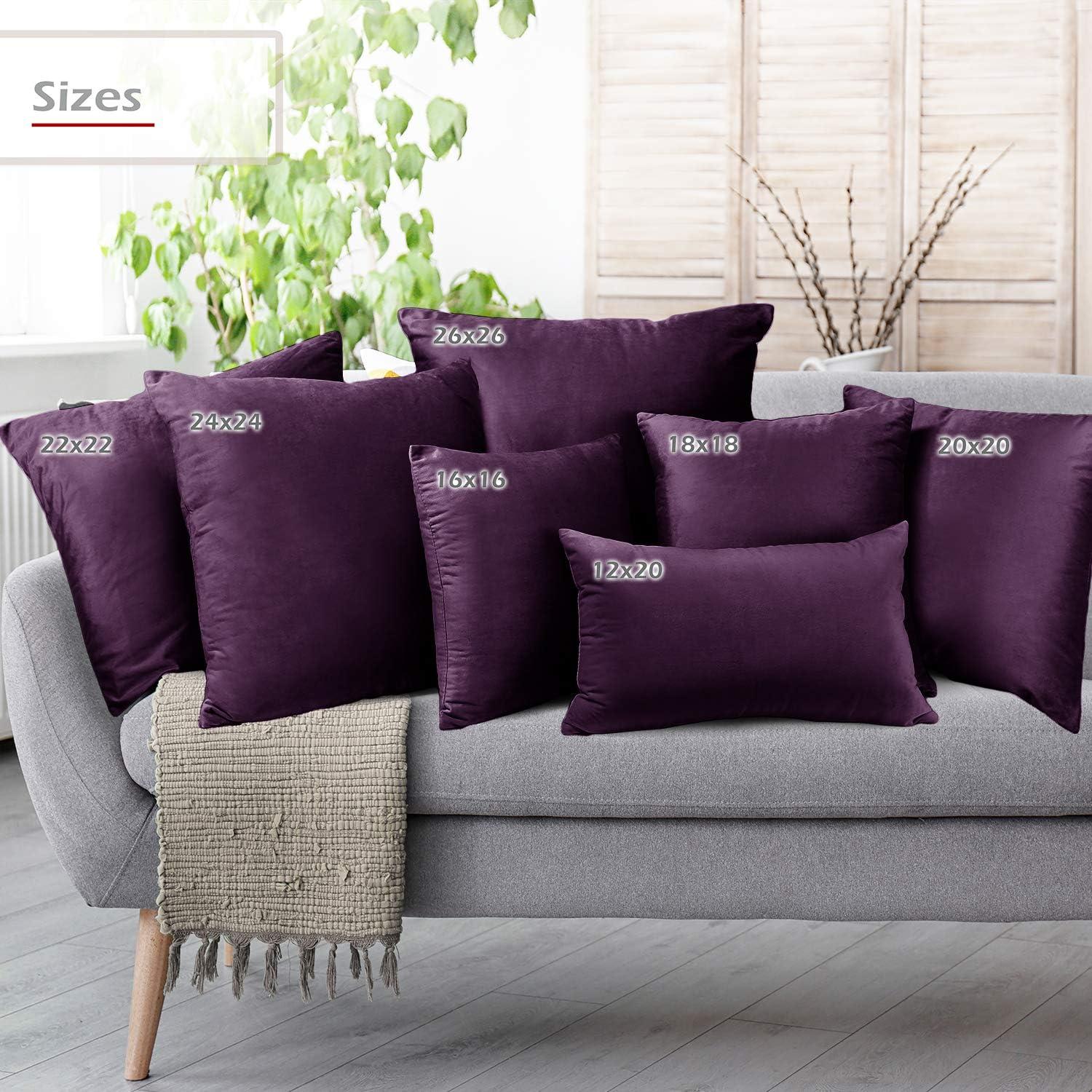 Velvet Pillow Cover (Set of 4)