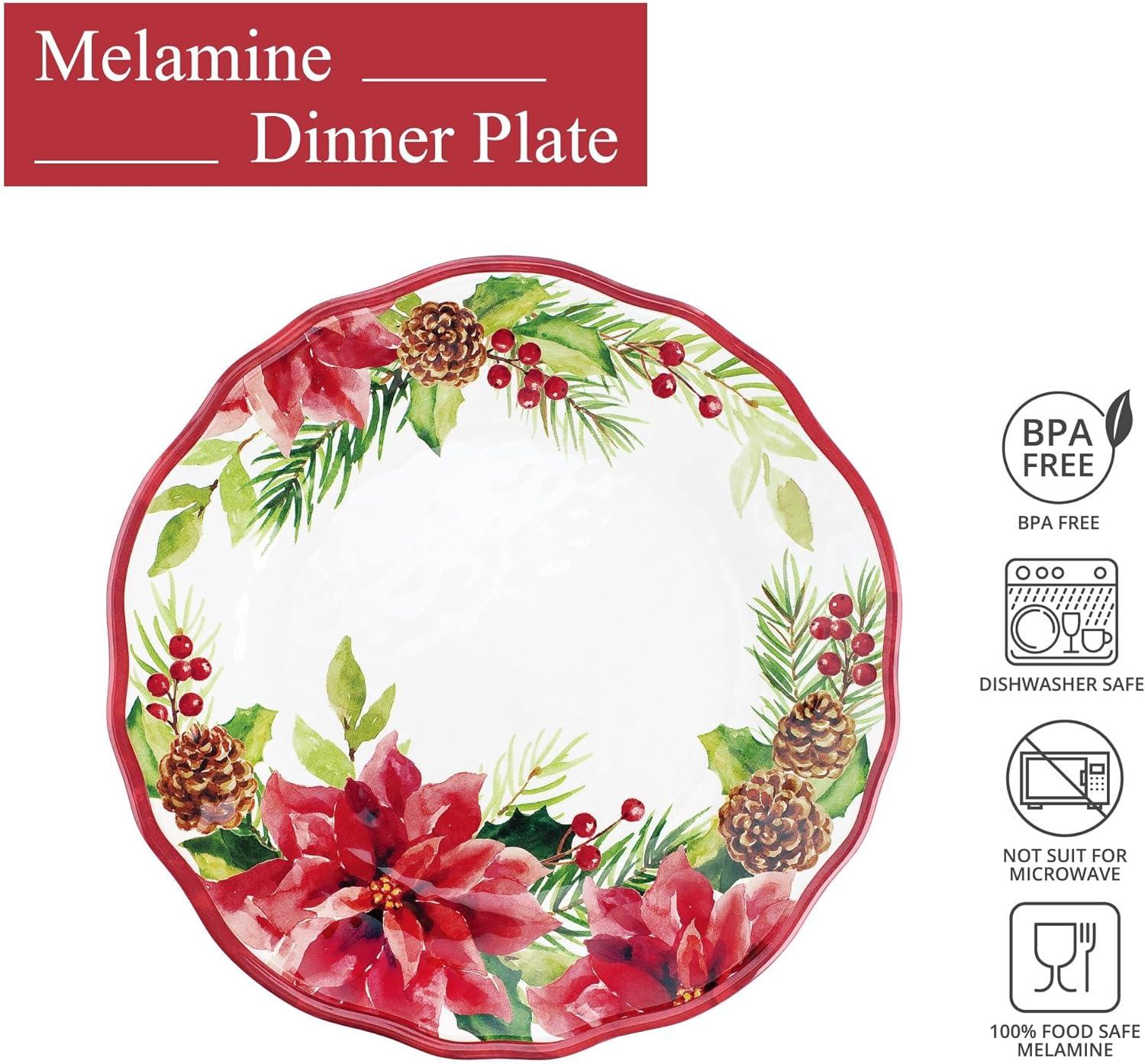 Bubovice 11'' Melamine Dinner Plate (Set of 6)